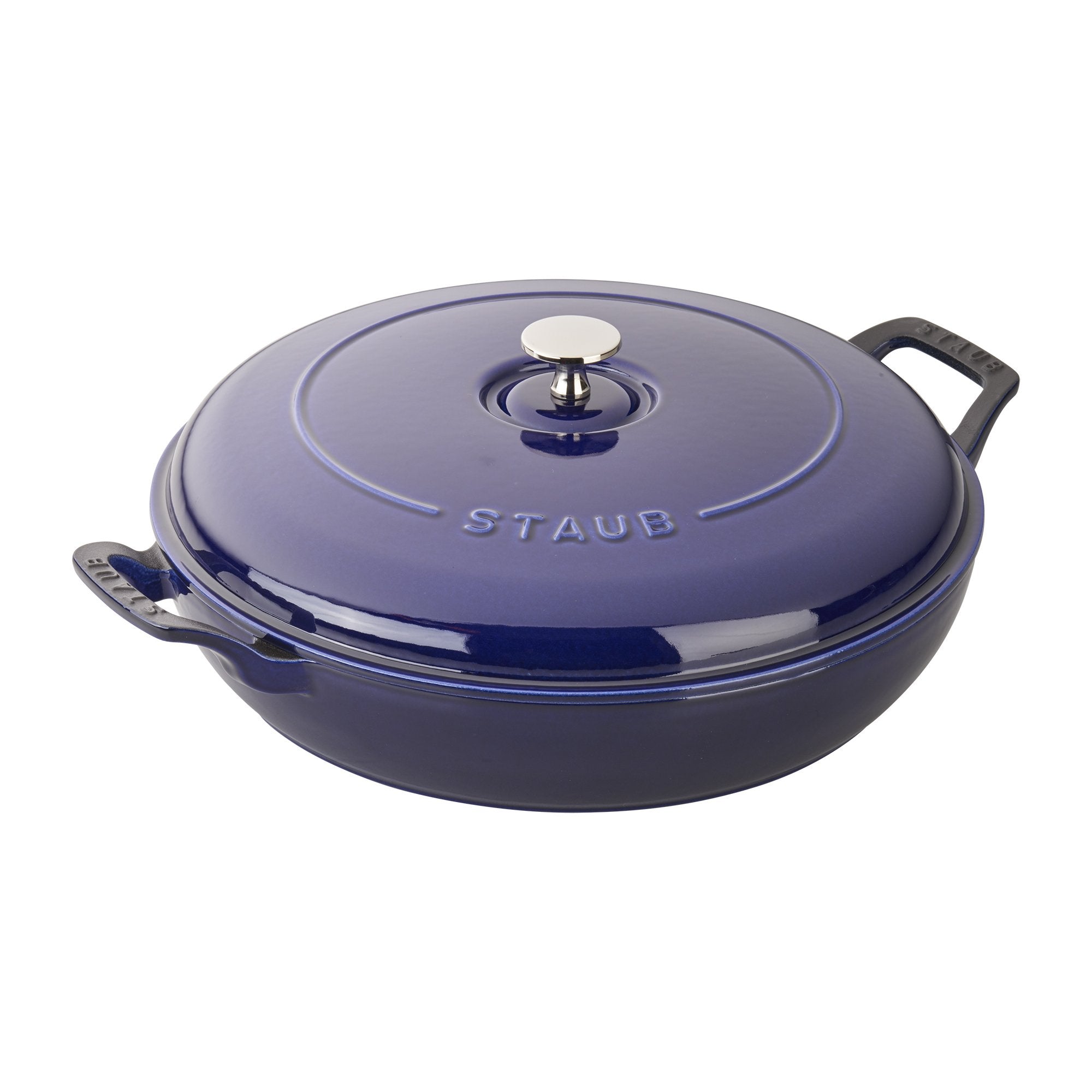 Staub Cast Iron 3.5-Qt Braiser - Dark Blue, Made In France