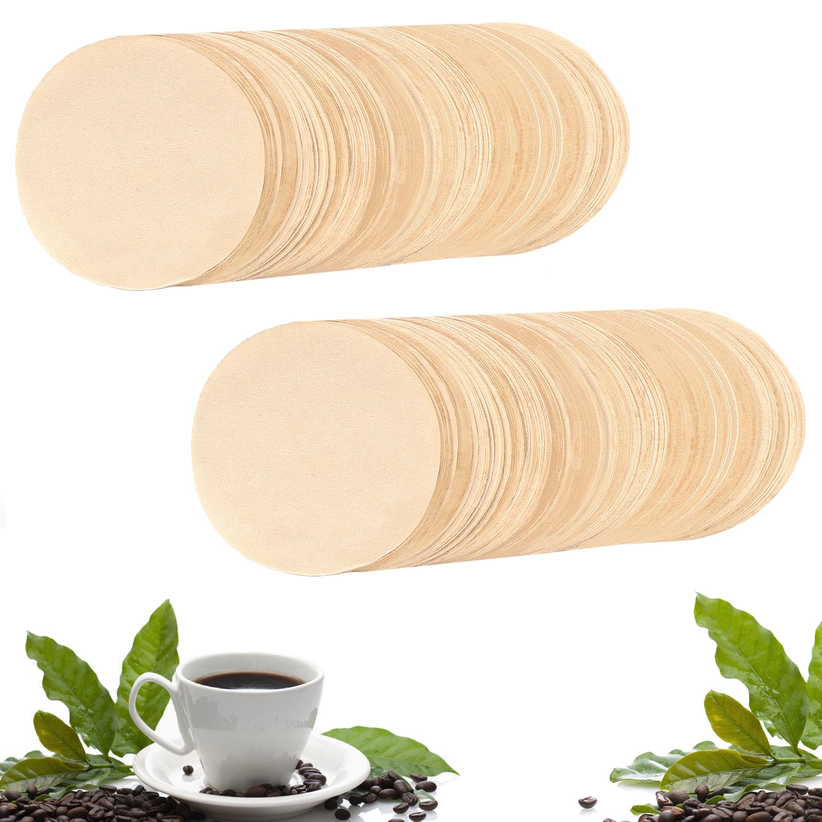 800 Count Espresso Coffee Filters, 51 Mm Unbleached Round Coffee Paper Filter For Espresso Machine, Disposable Coffee Filter Com