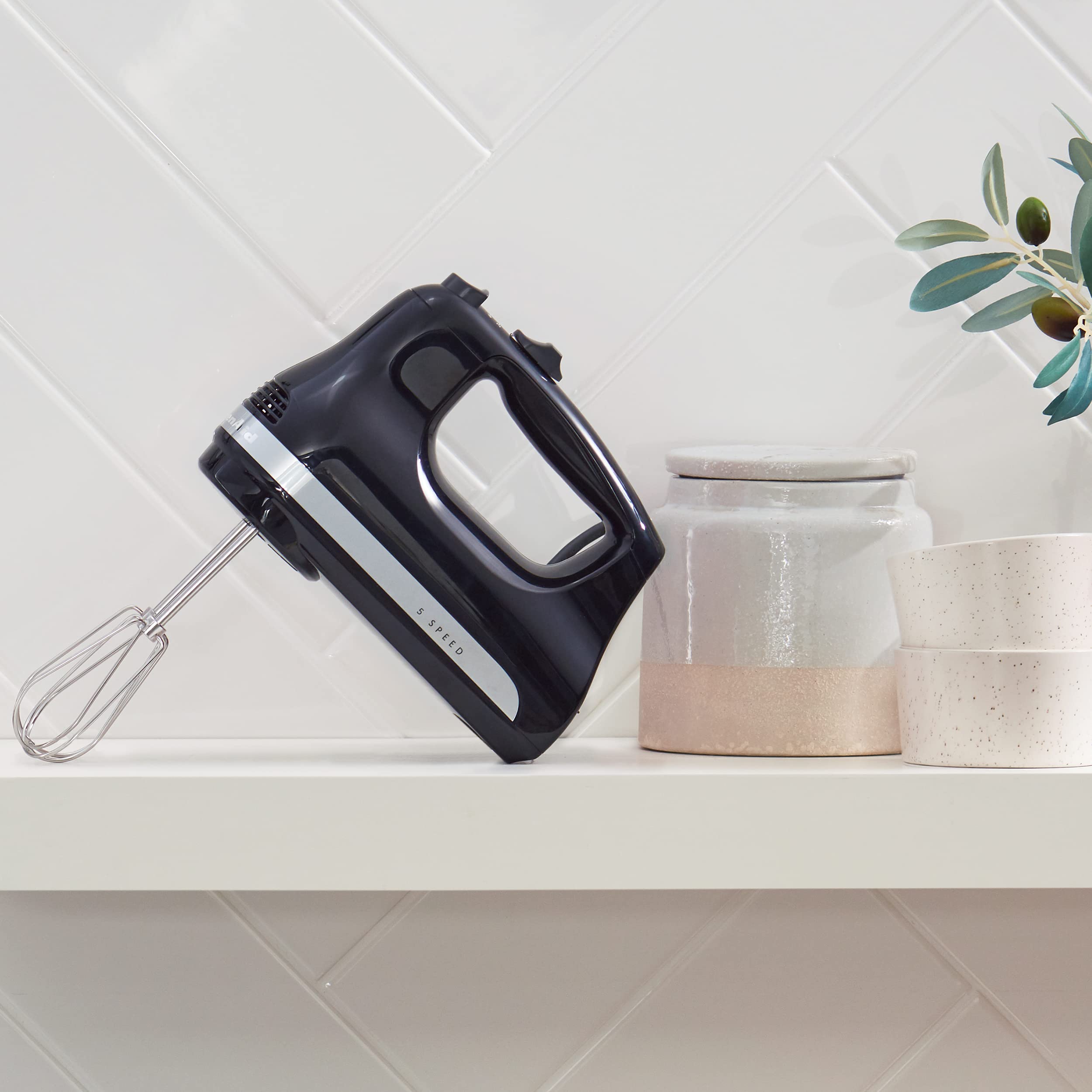 Kitchenaid 5 Speed Ultra Power Hand Mixer, Onyx Black