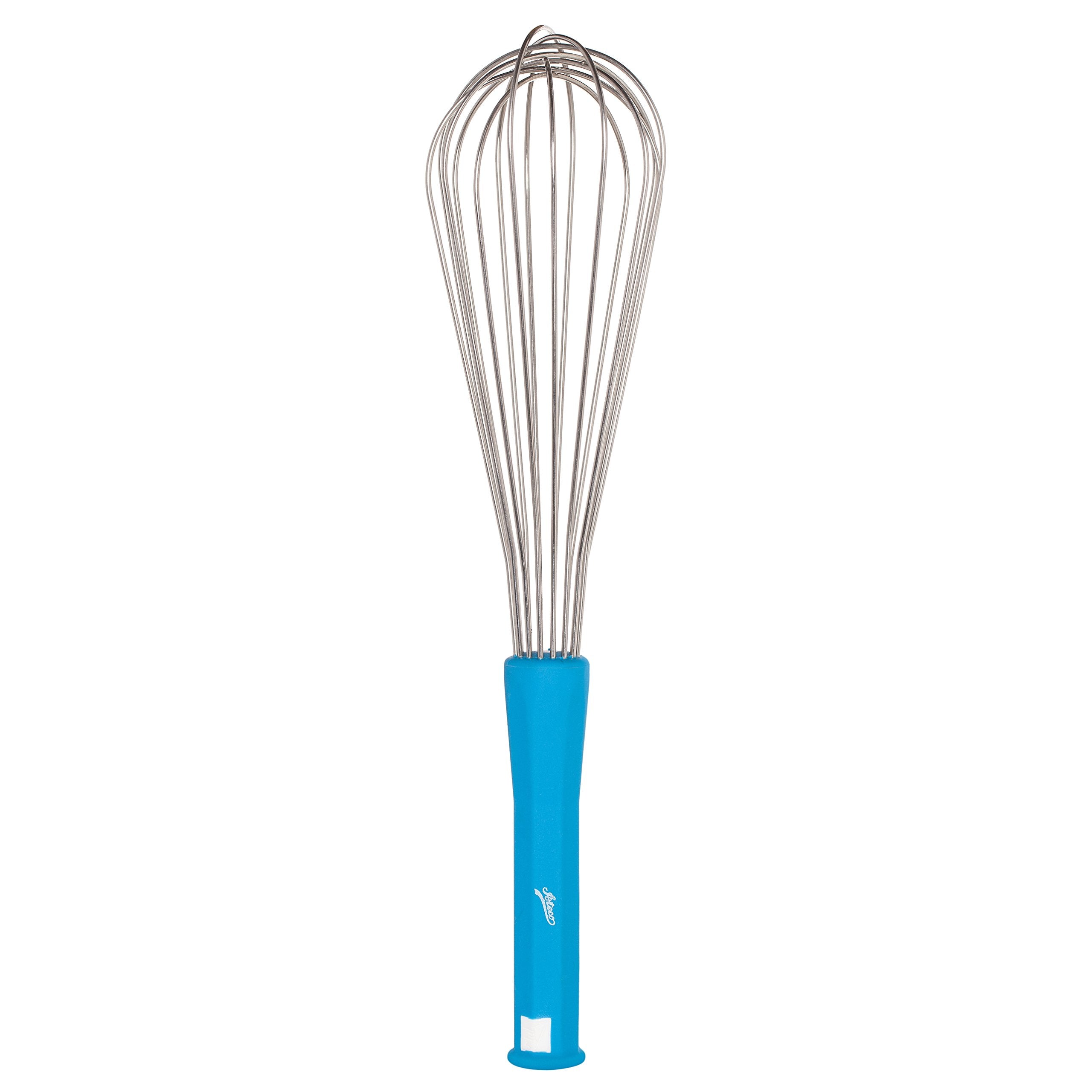 Ateco Professional 13.75-Inch Whisk, Stainless Steel Tines And Non-Slip Handle