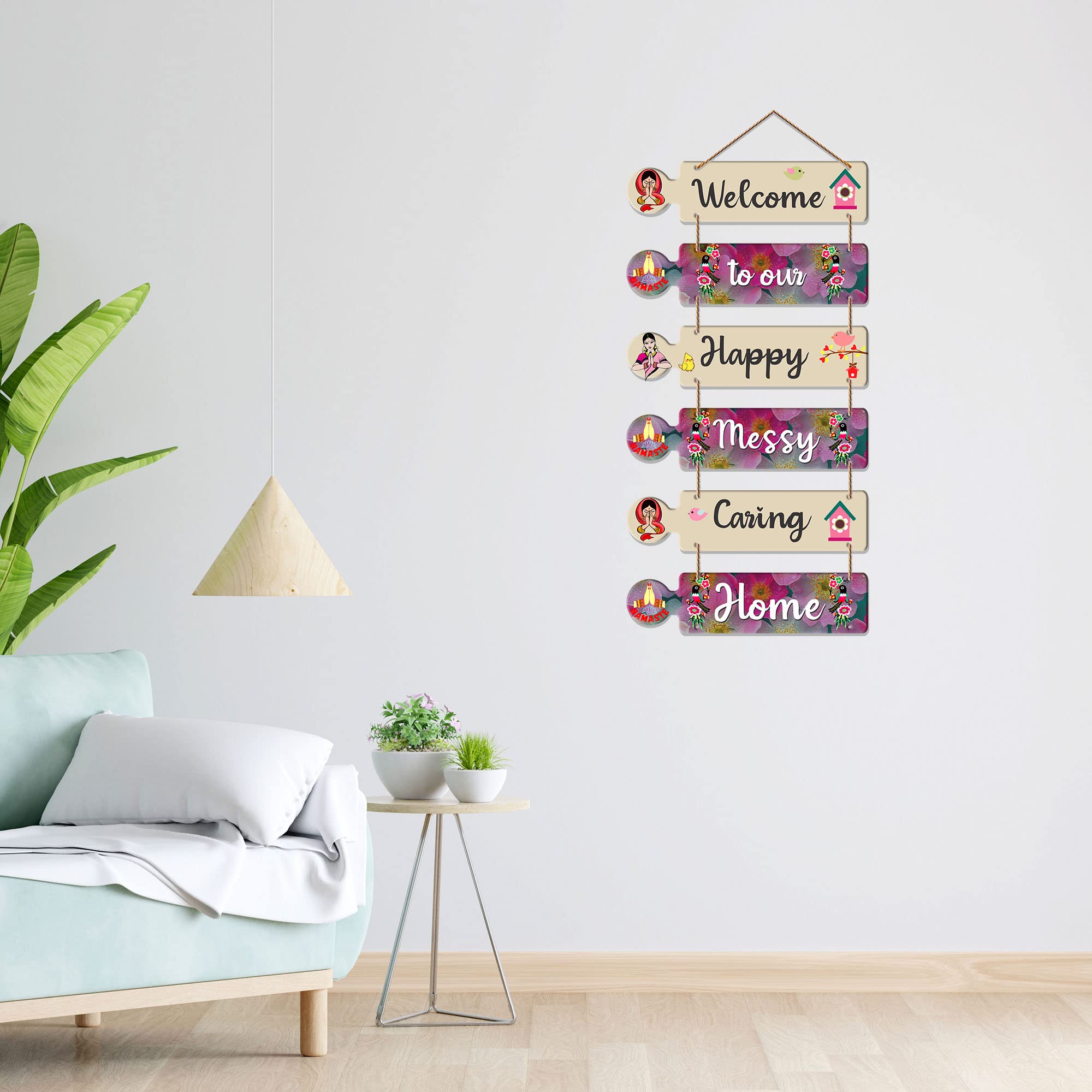 Artvibes Home Quotes Decorative Wall Art MDF Wooden Wall Hanger for Living Room | Bedroom | Wall Decor | Gifts | Hangings Orname