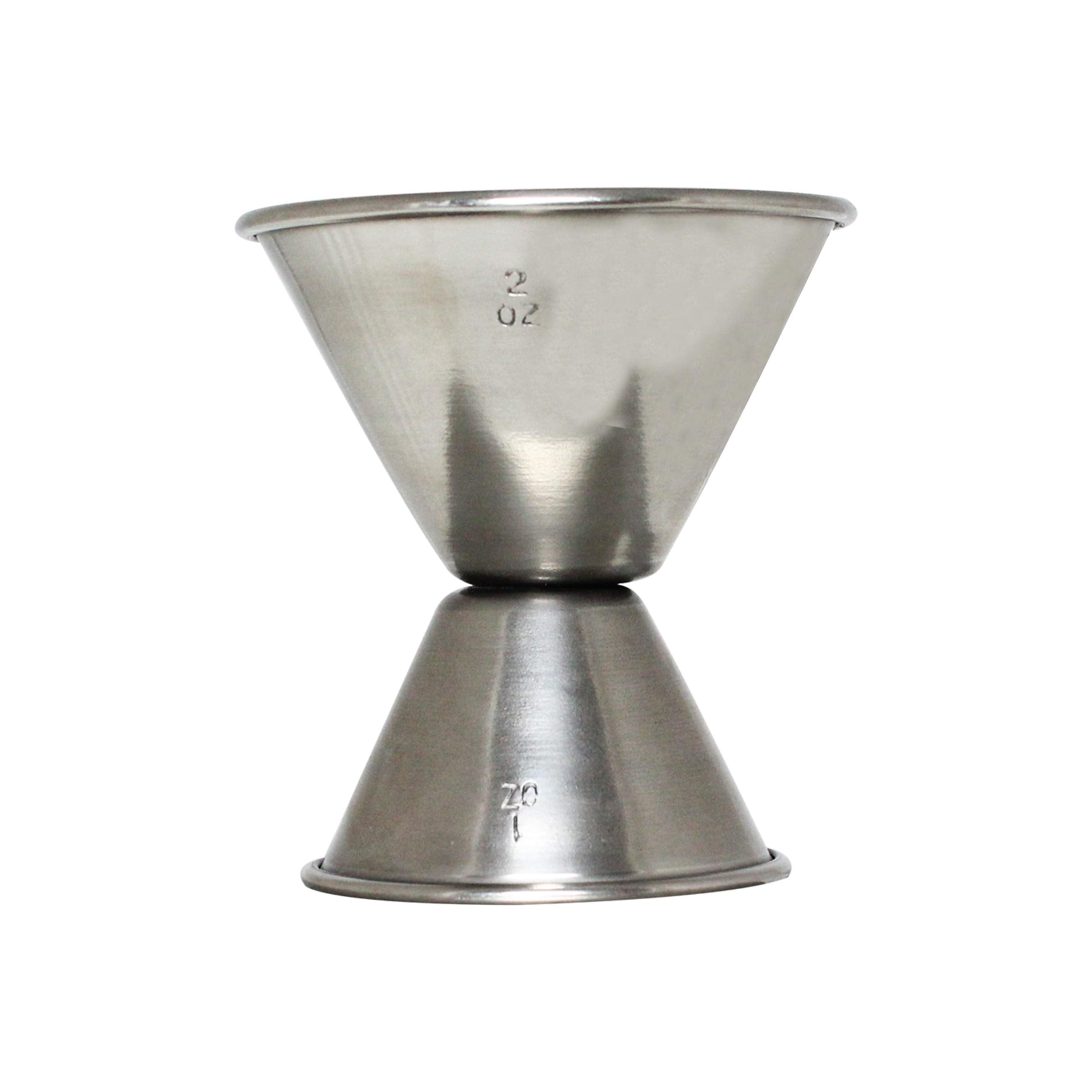 Excellante 1 and 2 Ounce Stainless Steel Jigger