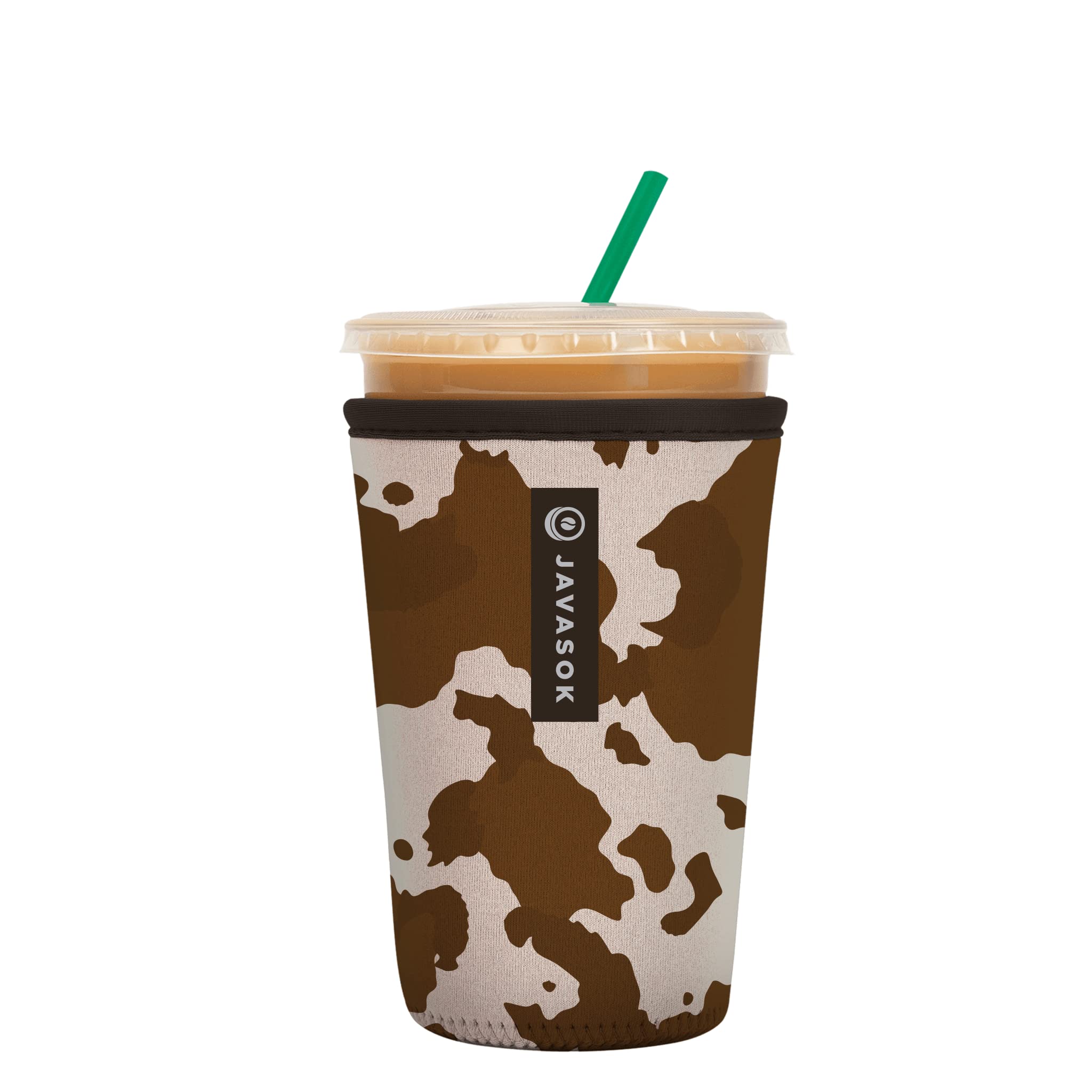 Sok It Java Sok Iced Coffee & Cold Soda Insulated Neoprene Cup Sleeve (Cowgirl, Medium: 22-28Oz)