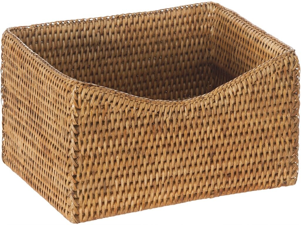 Kouboo 1060079 La Jolla Shelf Basket, Honey-Brown