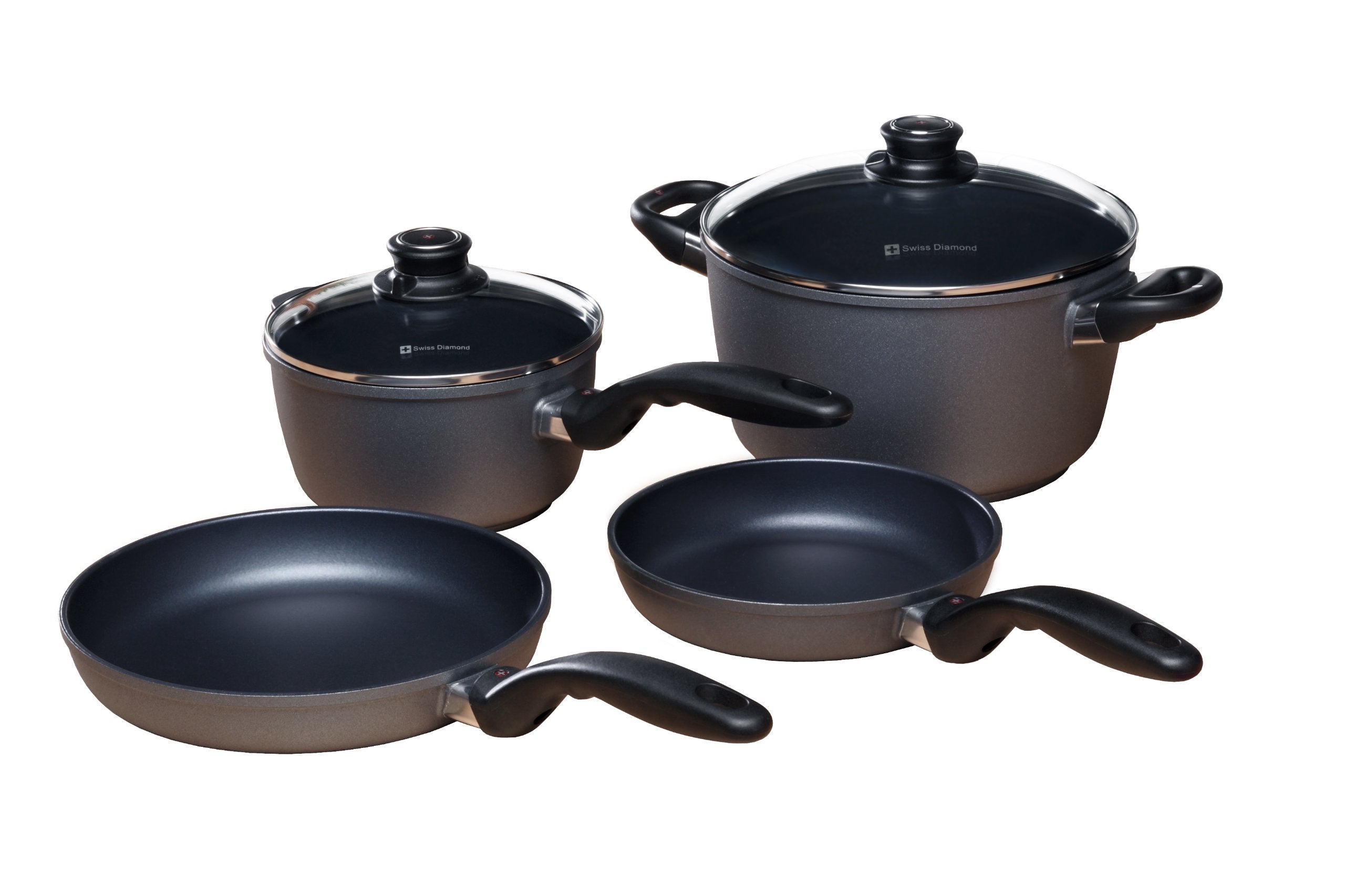 Swiss Diamond HD Classic Nonstick 6-Piece Cookware Set