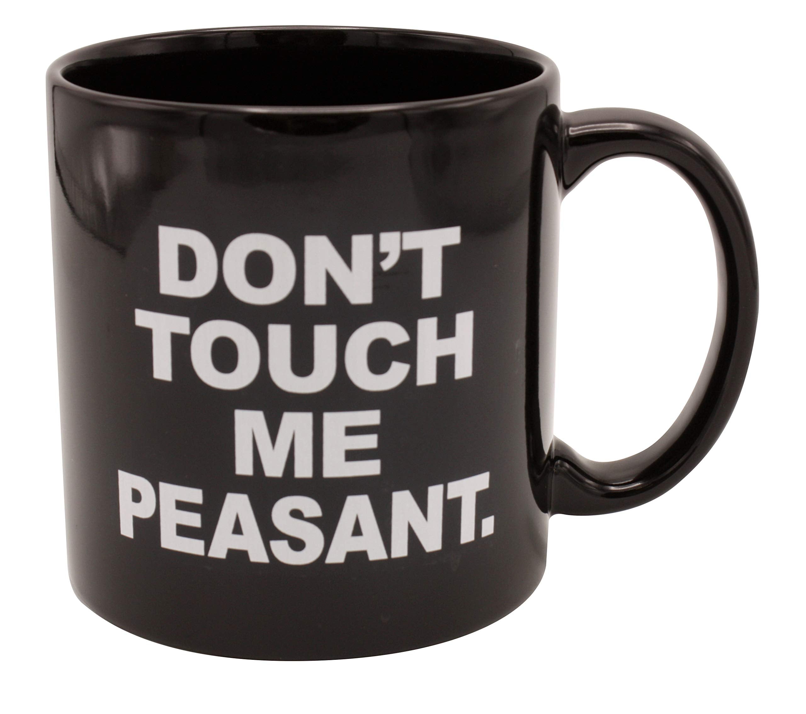 Island Dogs Don'T Touch Me Peasant Giant 22 Oz Ceramic Novelty Coffee Mug