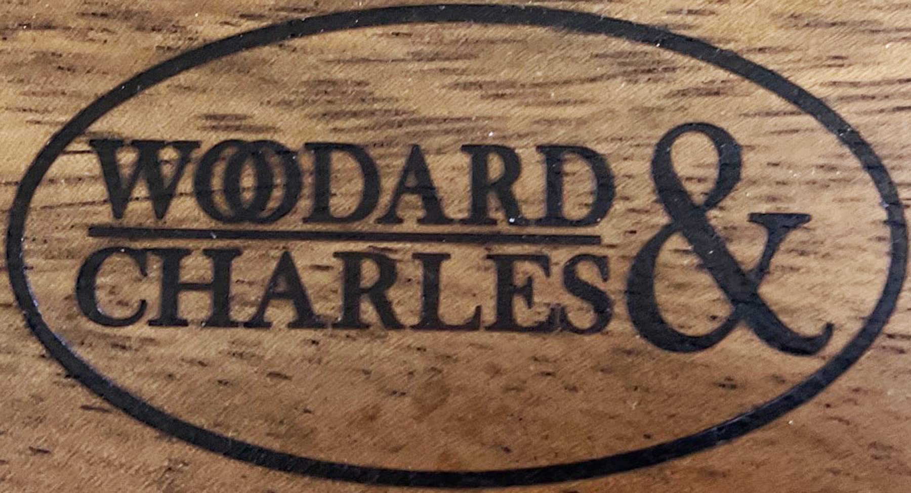 Woodard & Charles Extra Large Wood Oval Serving Tray, Walnut Stained, 12'' X 18''