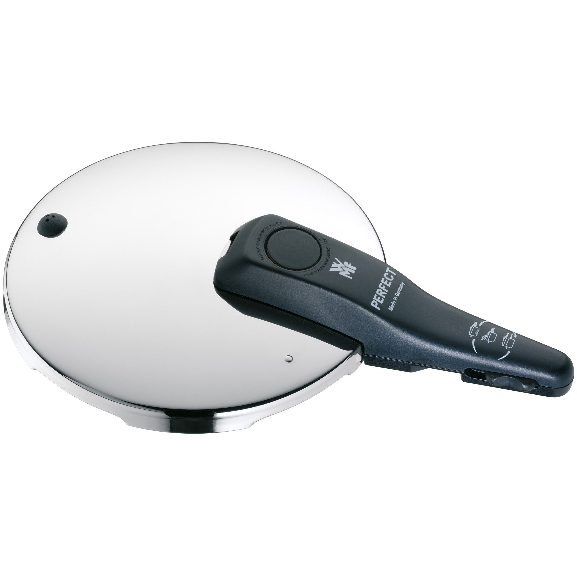WMF Cromargan Perfect Pressure Cooker with Insert  42 x 26 x 20.5 cm  Silver