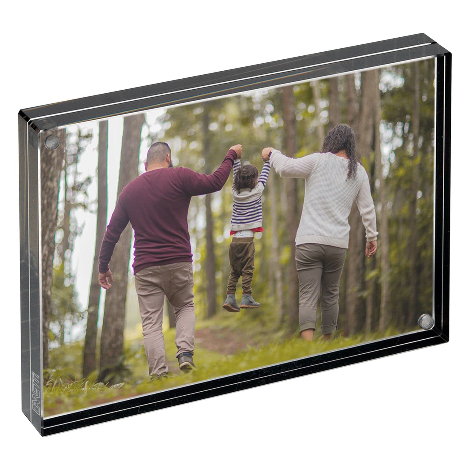 Color Edge Magnet Frame by Canetti-Graphite-4x6 inch