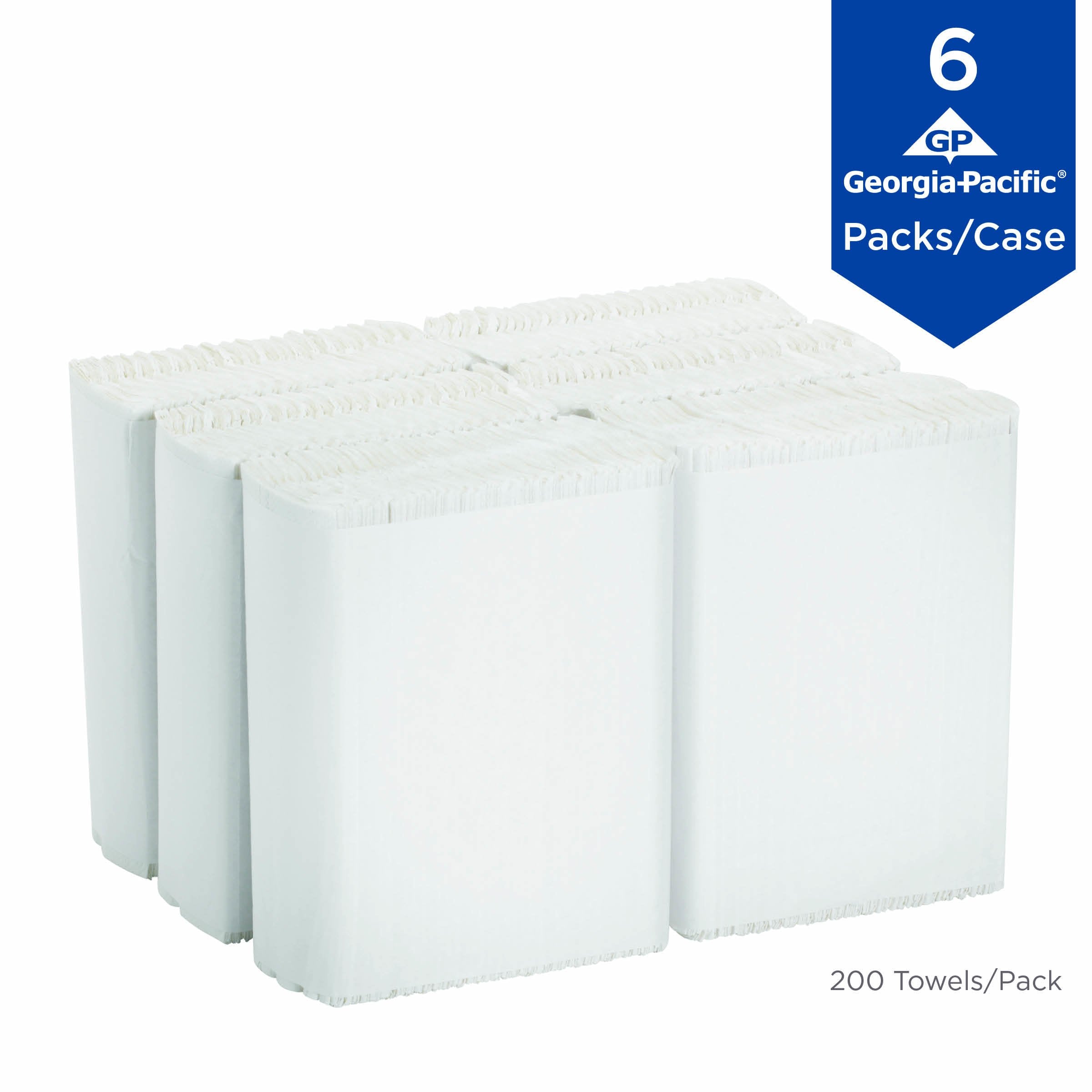 Georgia-Pacific Professional Series Premium 1-Ply C-Fold Paper Towels By Gp Pro (Georgia-Pacific); White; 2112014; 200 Towels Pe