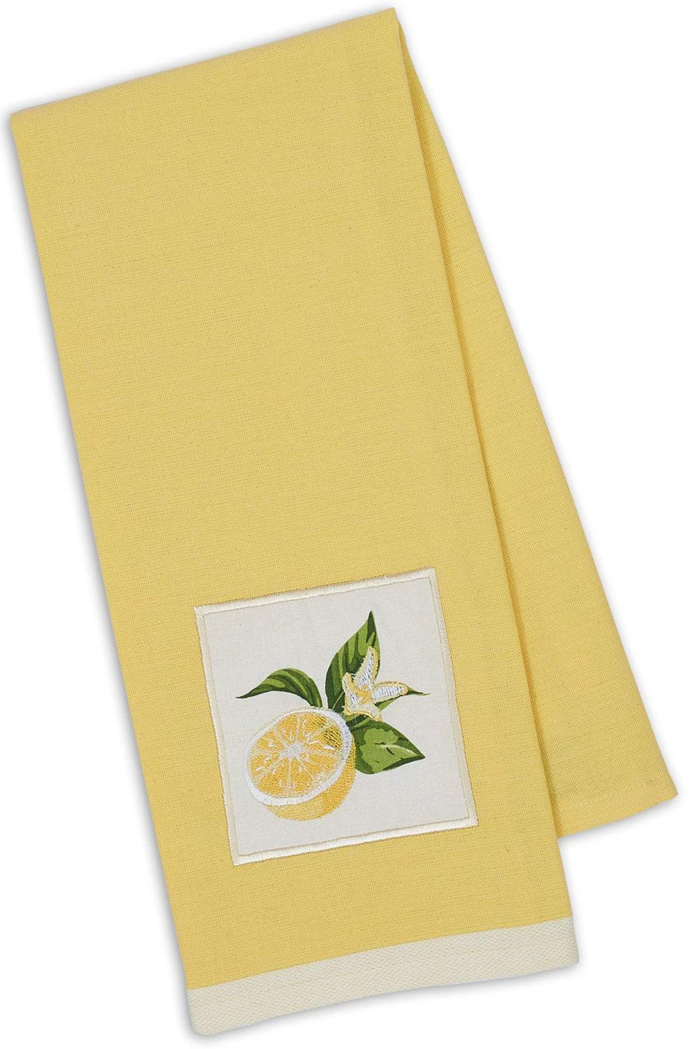 Design Imports Kitchen Towel - Lemon Sliced Embellished