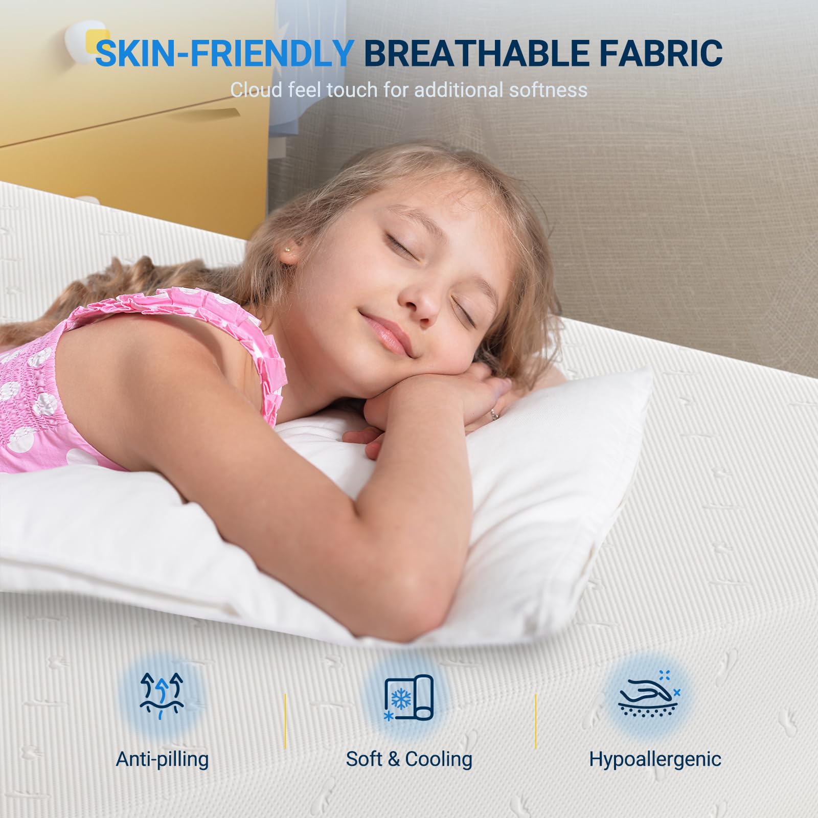 Avenco Queen Size Mattress, 6 Inch Memory Foam Queen Mattress In A Box For Comfort Sleep & Pressure Relief, Certipur-Us Certifie