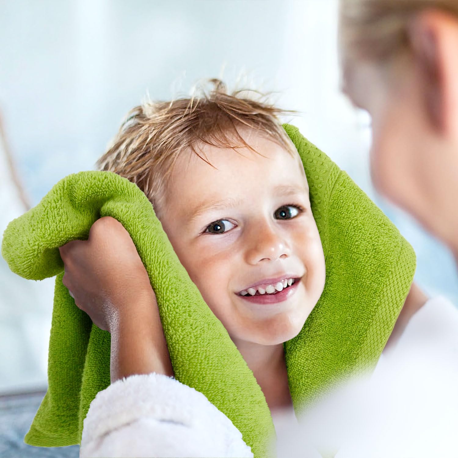 Cleanbear Ultra Soft Hand Towels 12 Pack 6 Colors 100% Cotton Hand Towel Set For Family Members (13 X 29 Inches)