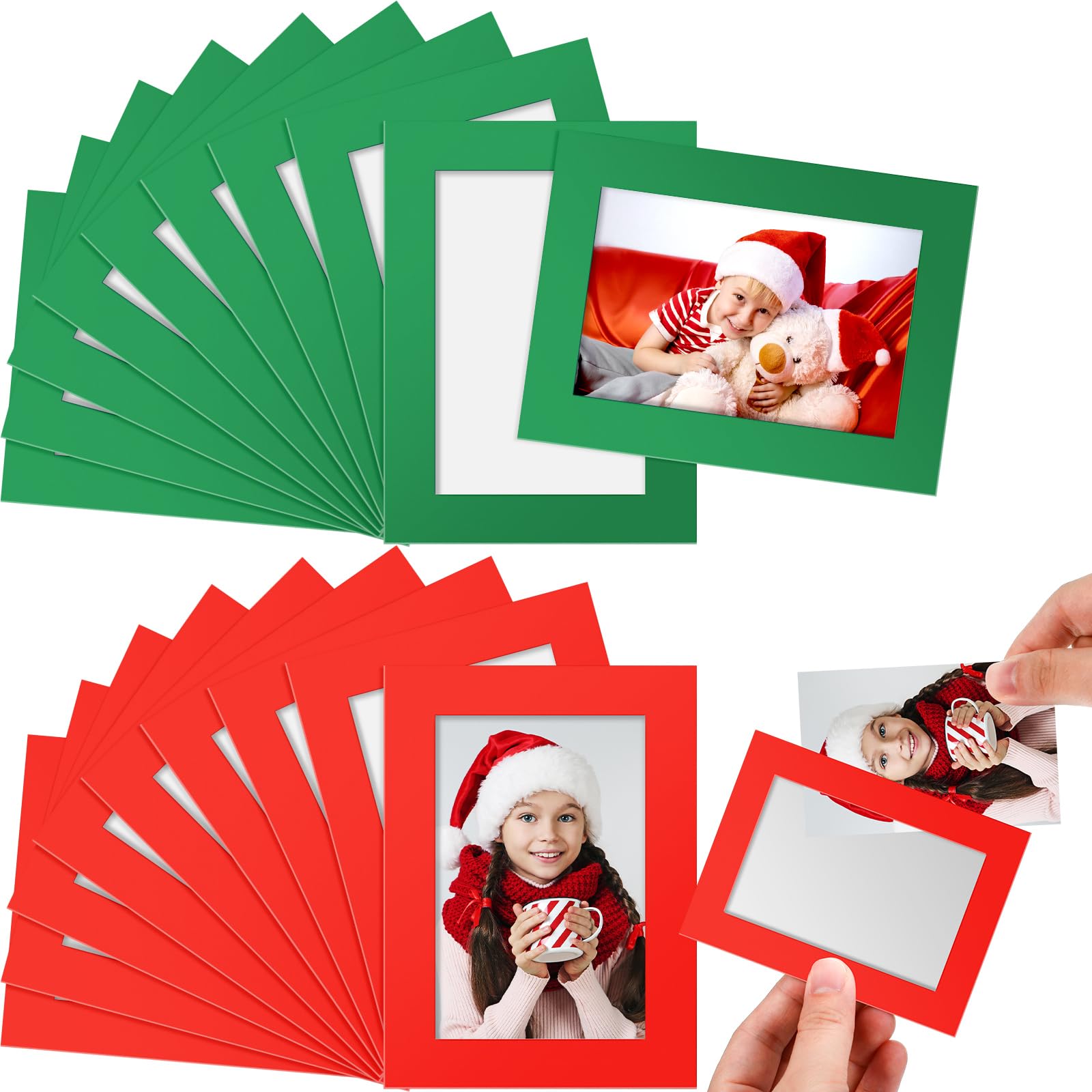 Soaoo 60 Pcs Magnetic Picture Frames Wallet Size Picture Frames 2.5 x 3.5 Inches Reusable Magnetic Photo Sleeves Magnetic Pictur
