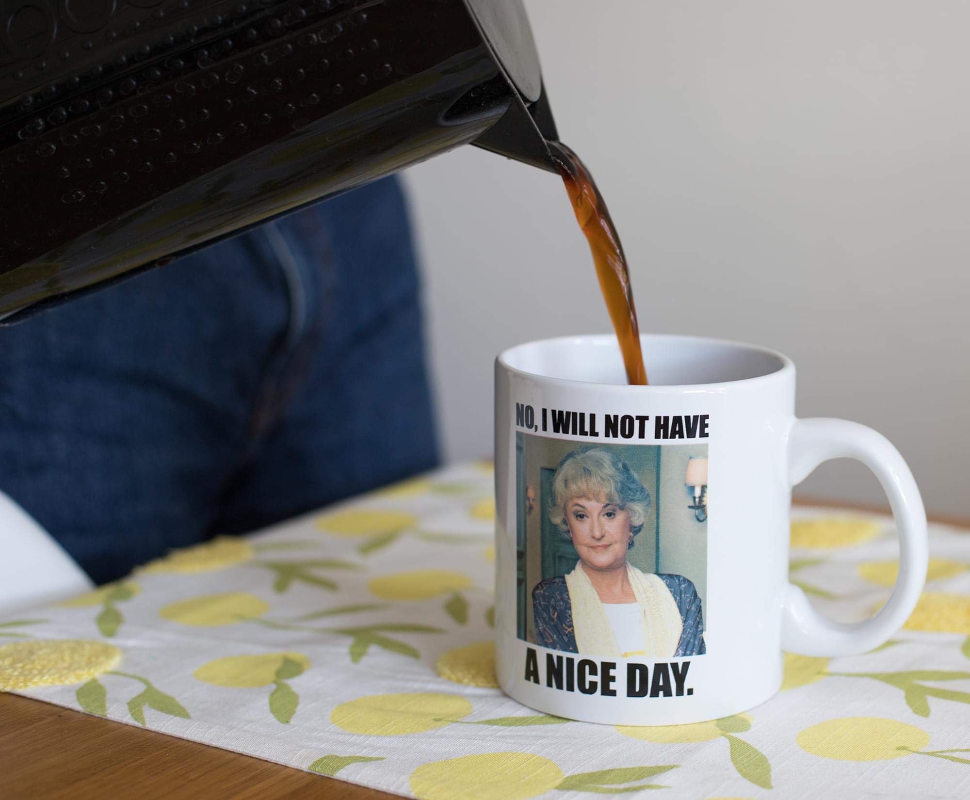 The Golden Girls Dorothy I Will Not Have A Nice Day 20Oz Ceramic Mug Toynk Exclusive