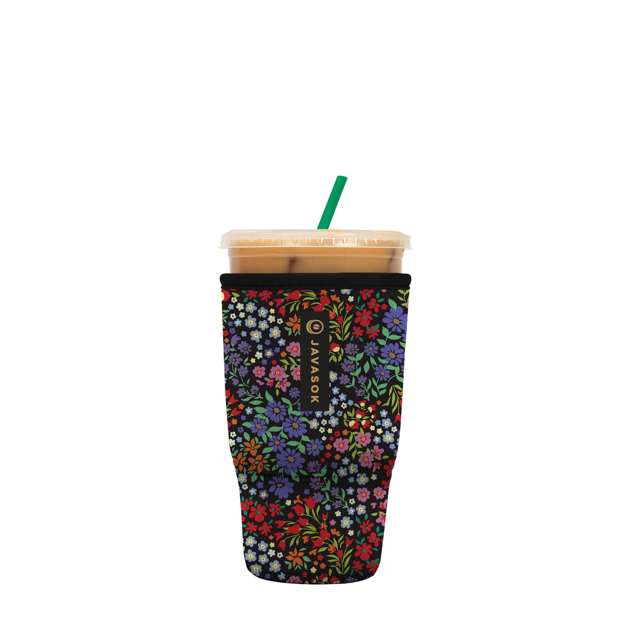 Sok It Java Sok Iced Coffee & Cold Soda Insulated Neoprene Cup Sleeve (Picnic Basket, Large: 30-32oz)