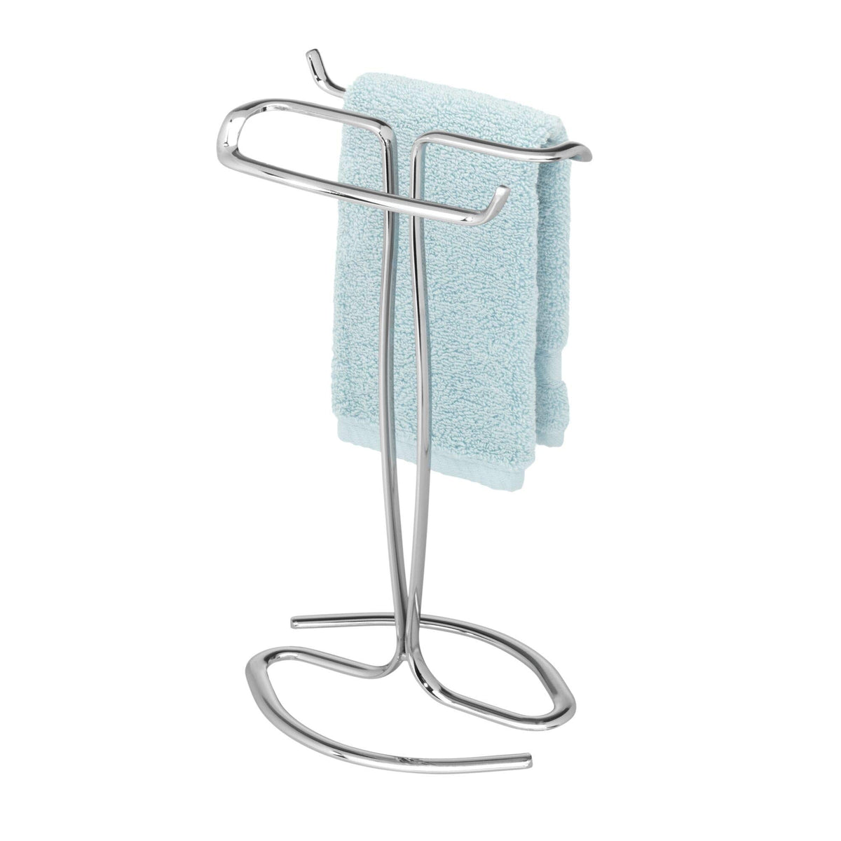 Idesign Metal Hand Towel Rack, The Axis Collection - Holds 2 Hand Towels, 7.75       X 6.25       X 13.5      , Chrome