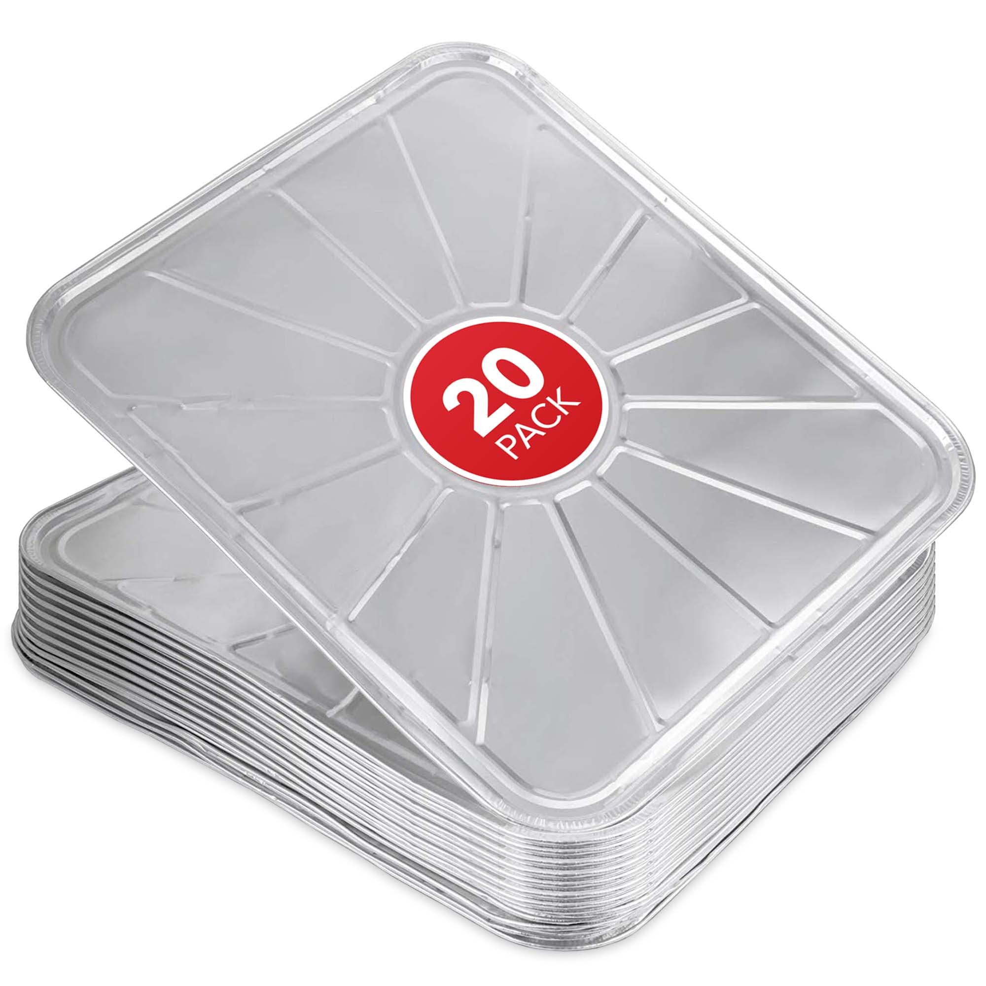 Stock Your Home Disposable Foil Oven Liners (20 Pack) Aluminum Foil Oven Liners For Bottom Of Electric Oven & Gas Oven, Reusable