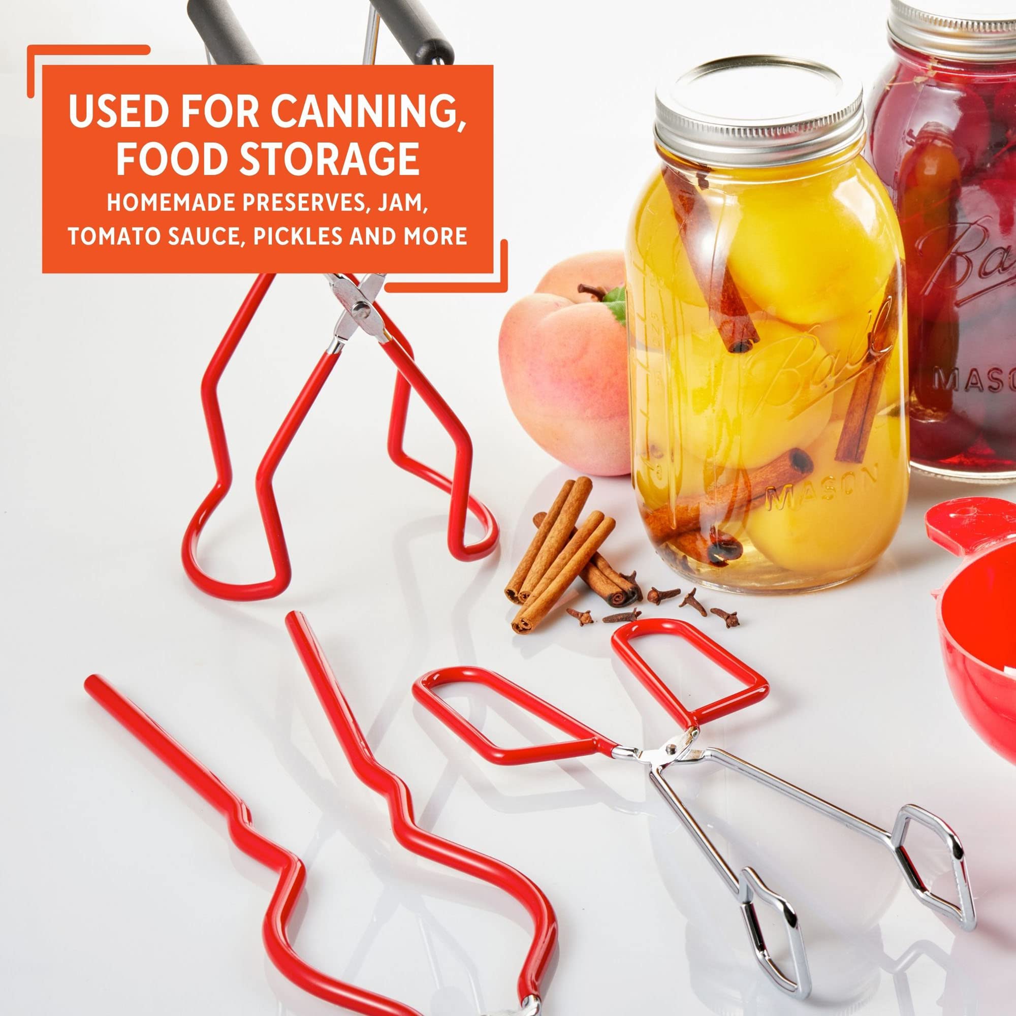 Mirro Tool Set Canning Kit, 6 Piece, Red