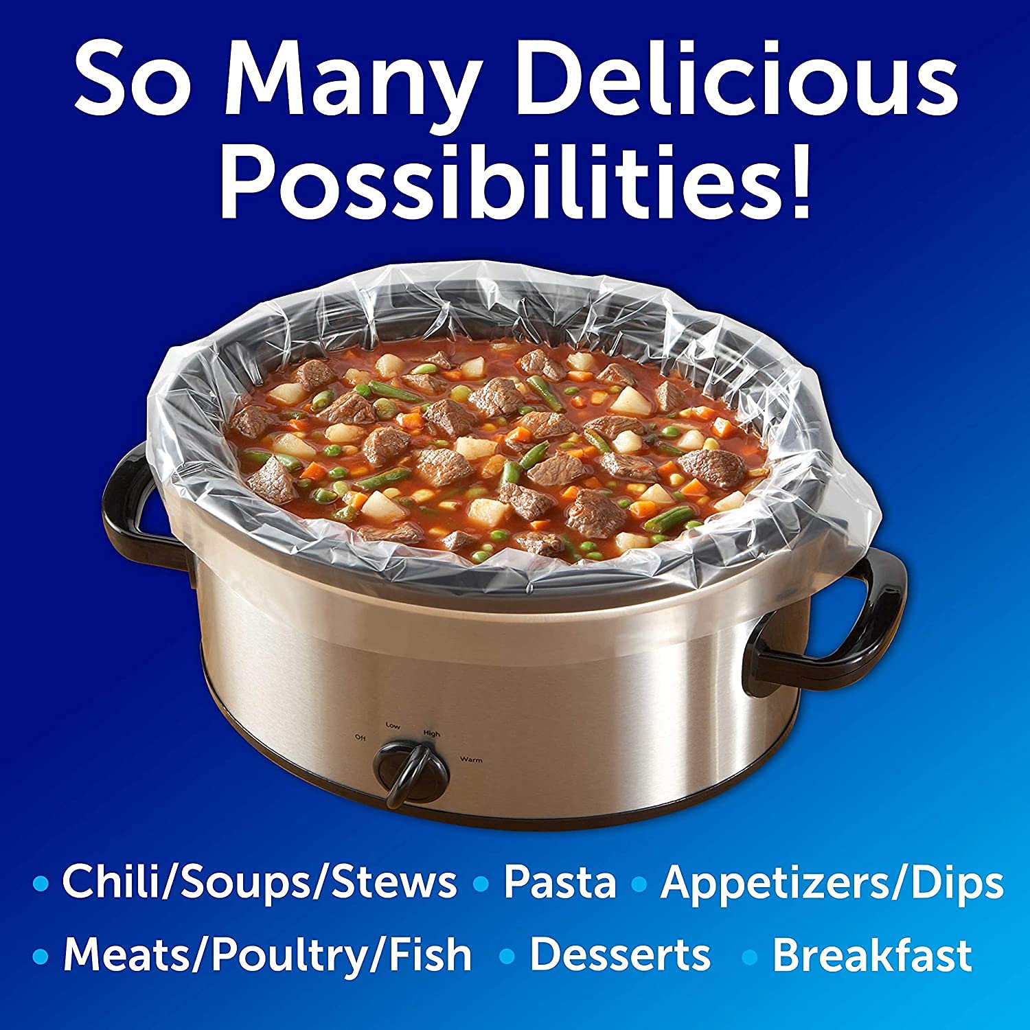 Reynolds Kitchens Slow Cooker Liners  Regular (Fits 3-8 Quarts)  4 Count (Pack of 12)  48 Total