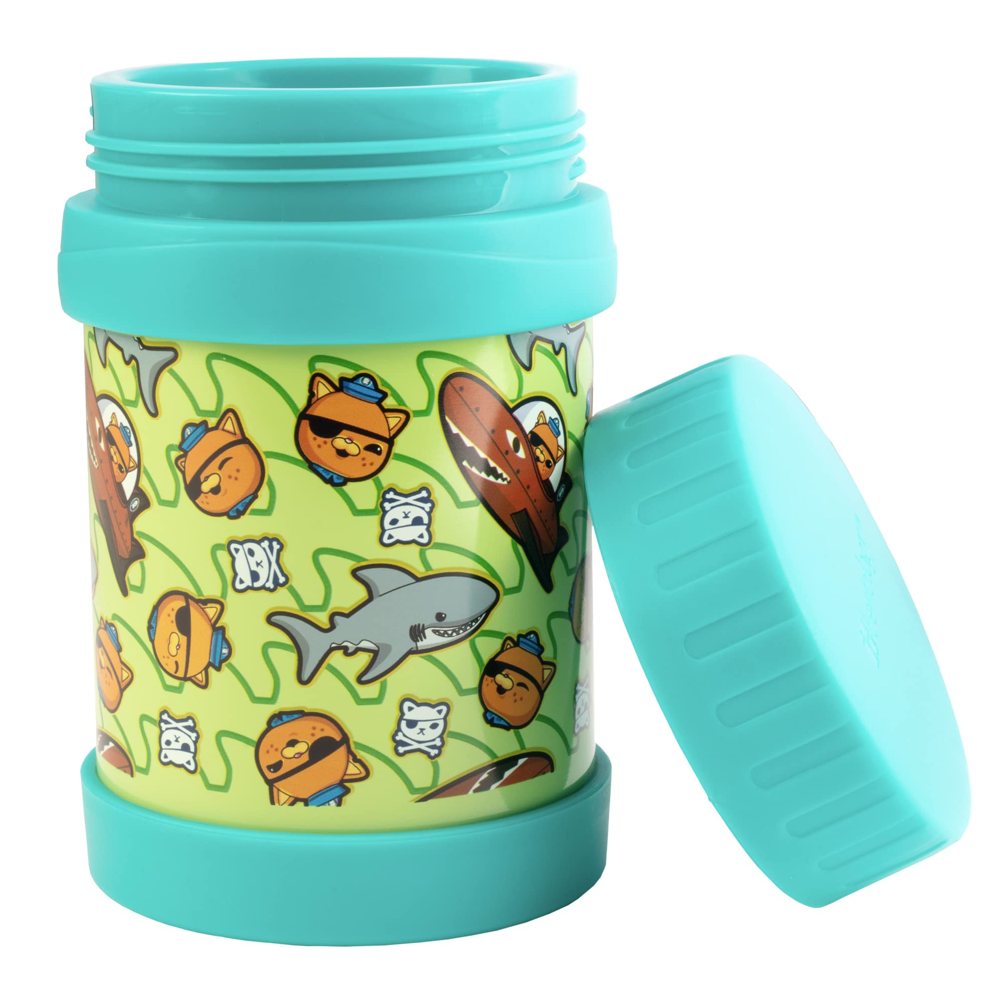 Octonauts Stainless Steel Insulated Lunch 13 Oz Jar For Kids - Large Leak-Proof Storage Container For Hot & Cold Food, Soups, Li