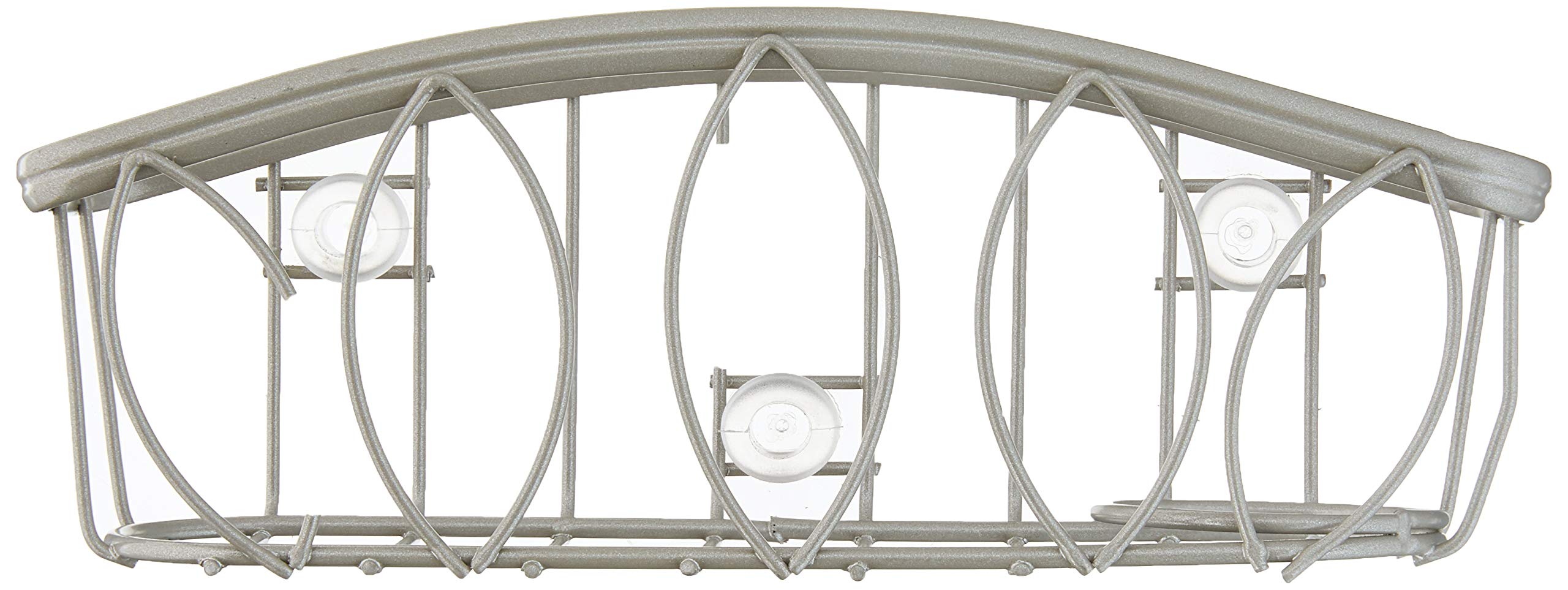 Spectrum Diversified Leaf Sponge & Brush Holder, Satin Nickel