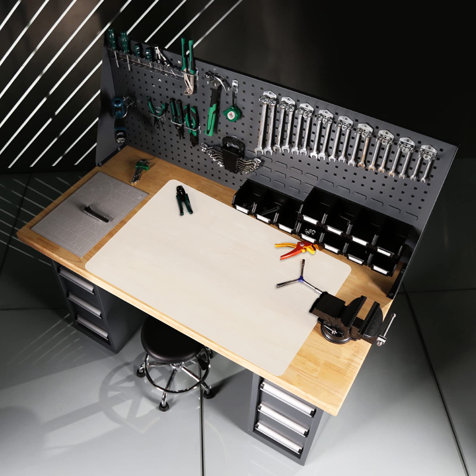 Ewen 27.6X19.5 Inch Large Silicone Mats For Kitchen Counter, 2Mm Thick Heat Resistant Non-Stick Silicone Placemat, Workbench Mat