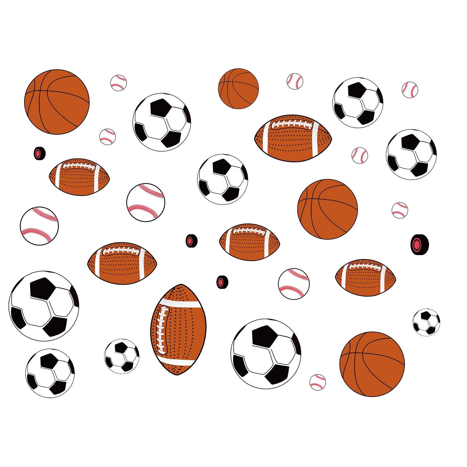 Runtoo 19.7'' Large Sized Laundry Hamper Waterproof Foldable Canvas Sports Basketball Football Bucket Clothing Basket With Handl