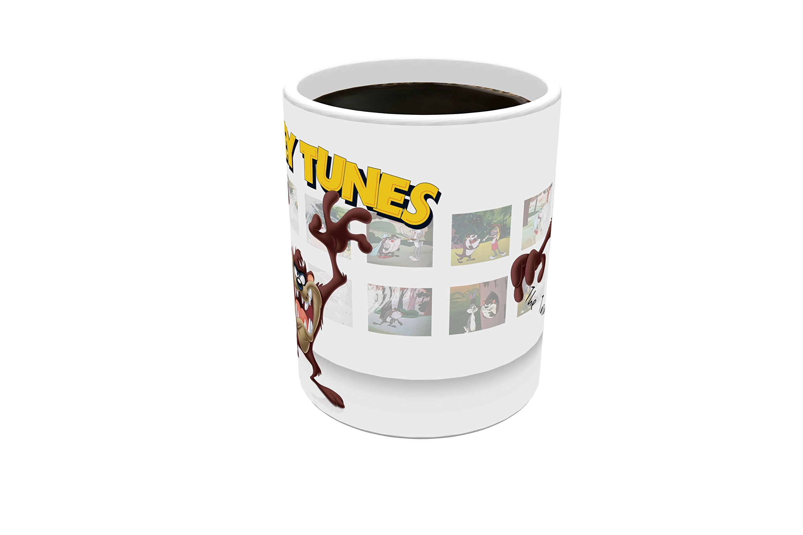 Morphing Mugs Looney Tunes Tazmanian Devil (Taz) Ceramic Mug, Black