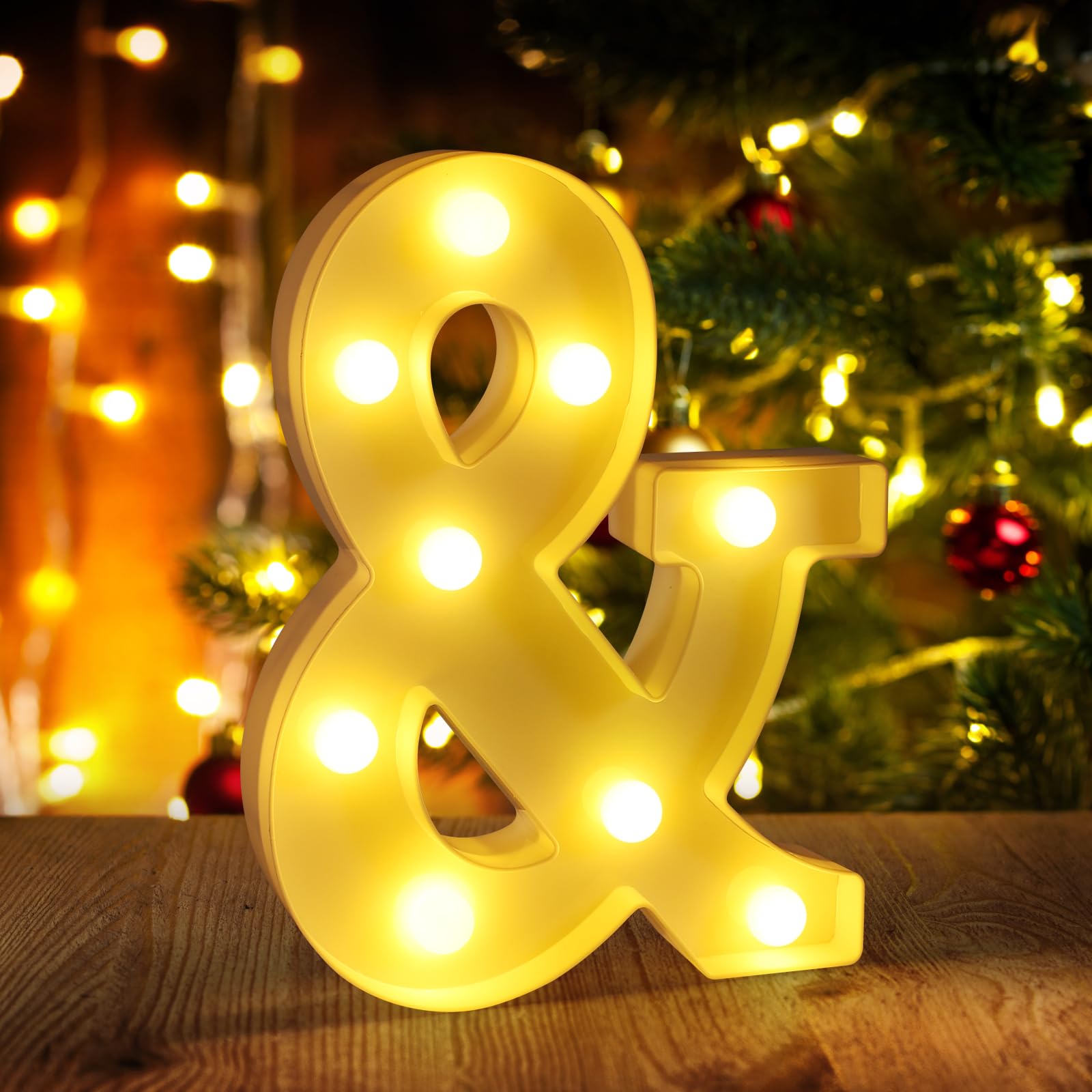 Ampersand Symbol Led Large &,Marquee Letters Sign 26 Alphabet and 10 Light Up Numbers for Party D  cor,Numeros De Cumpleanos,Let