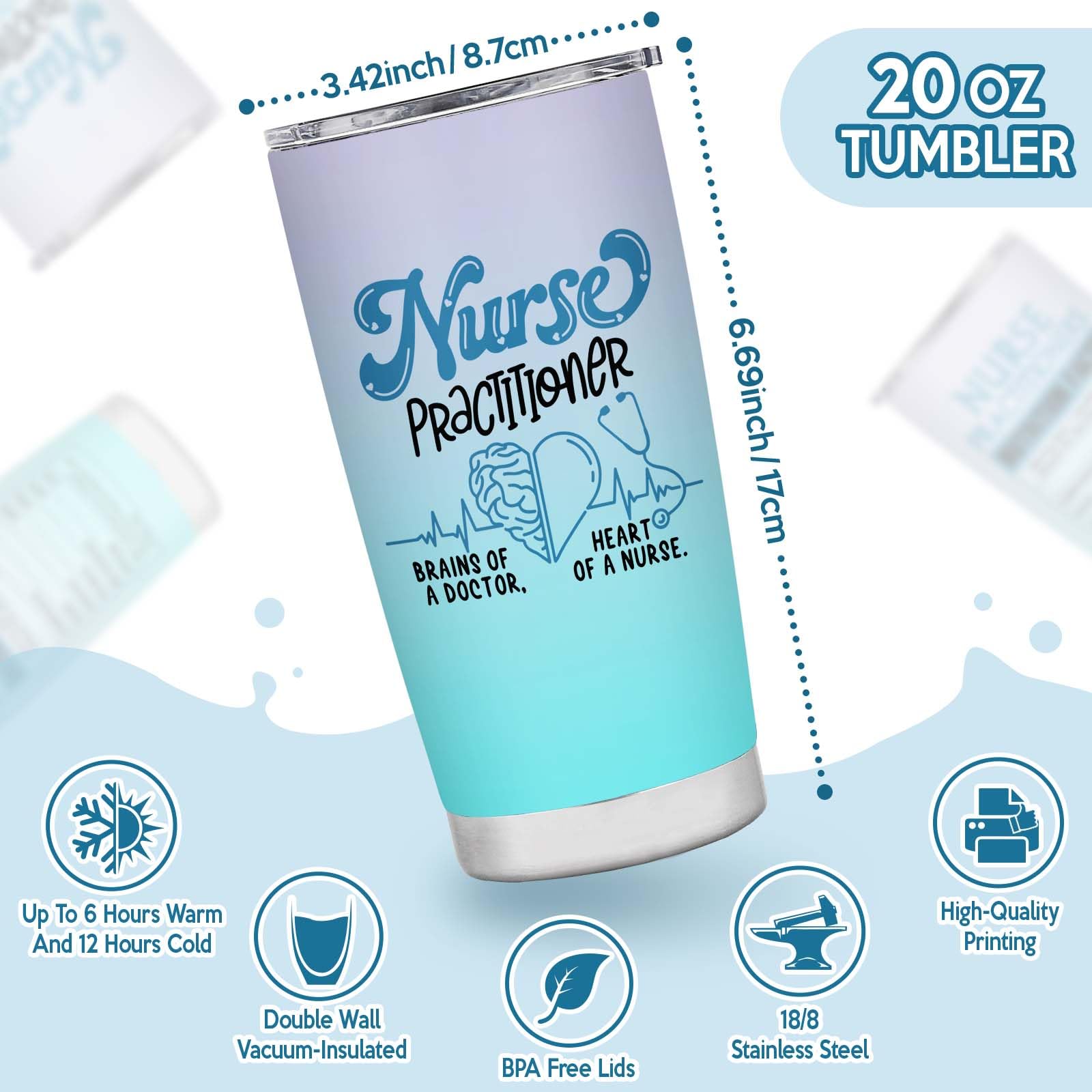 Joytumbler Nurse Practitioner Gifts For Women Nurse Practitioner Week Gifts For Np Nurse Practitioner Gifts Stainless Steel Tumb