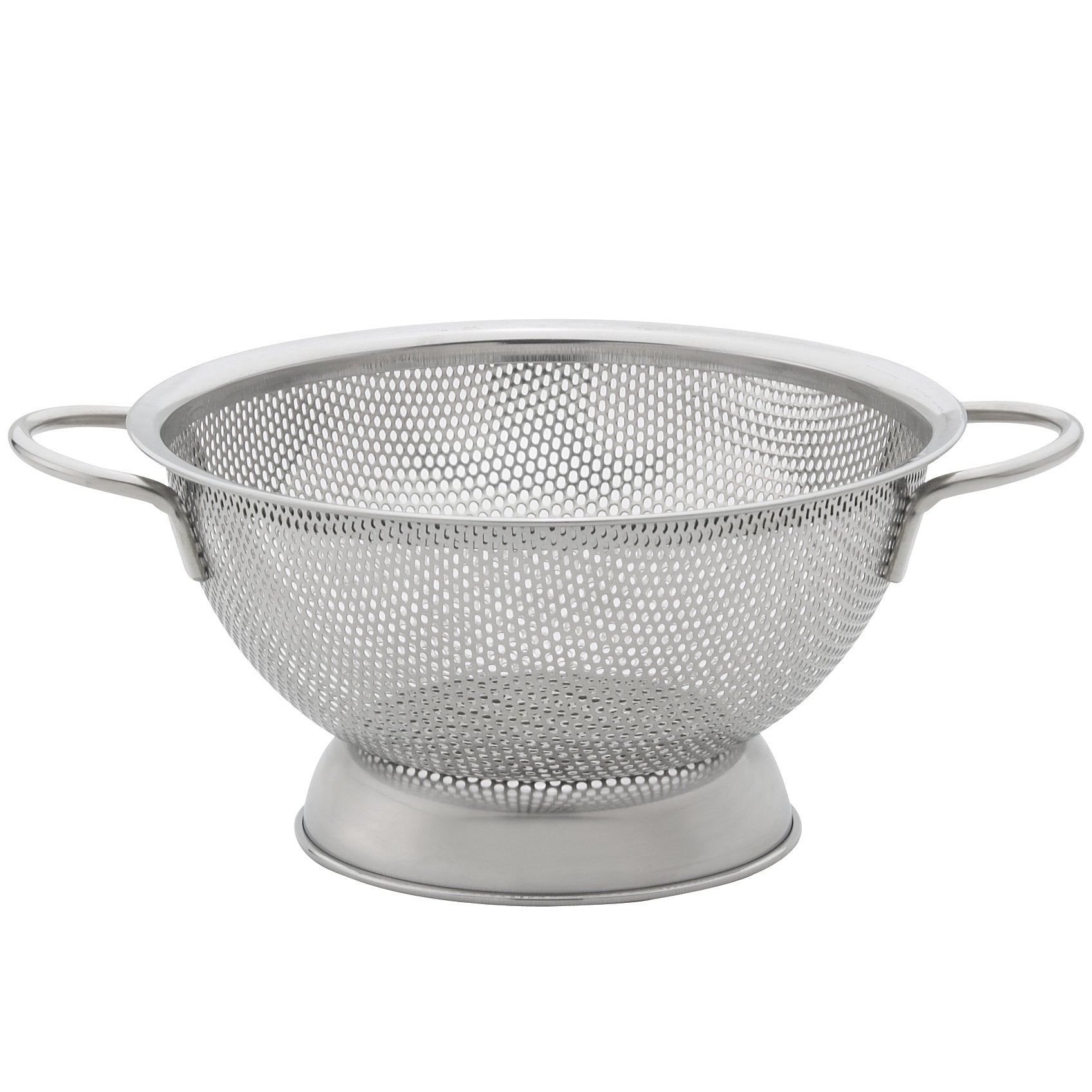 Hic Kitchen Perforated Colander, 18/8 Stainless Steel, 8.5-Inch