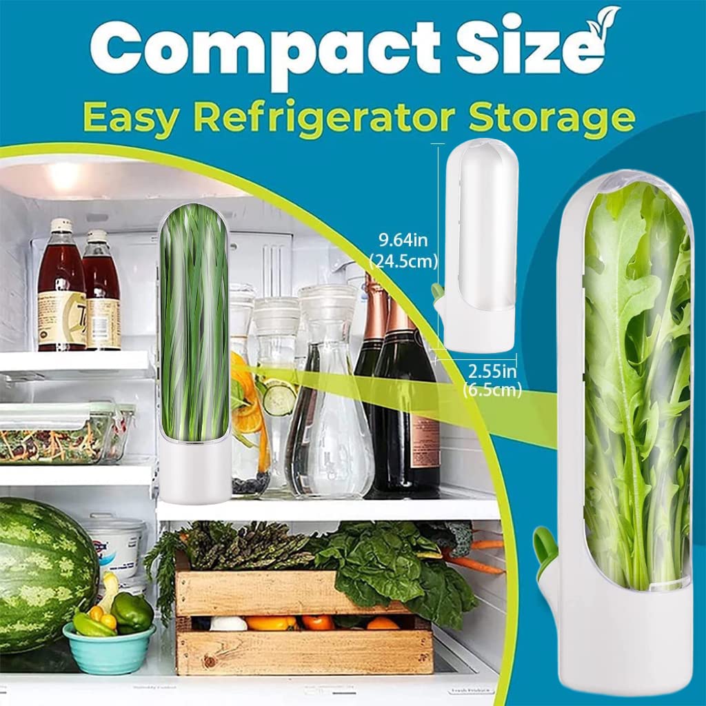 Herb Saver For Refrigerator, Fresh Herb Keeper, Herb Saver Pod Containers, Herb Fresh Keeper For Refrigerator,Herb Storage For C