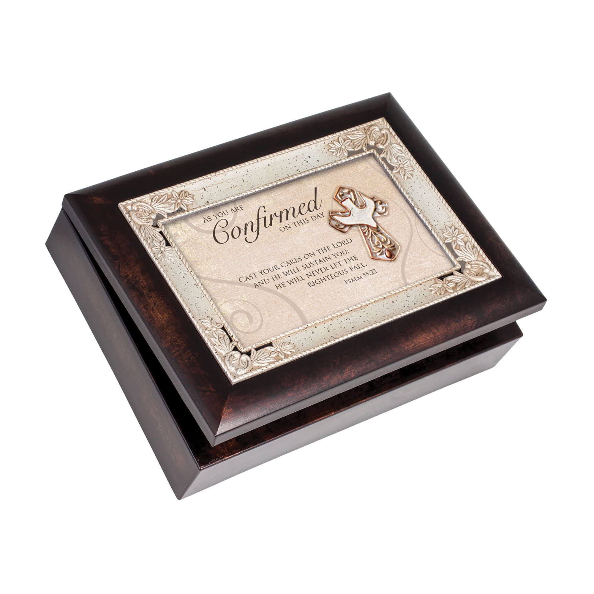 Cottage Garden Confirmed On This Day Burlwood Jewelry Music Box Plays Amazing Grace