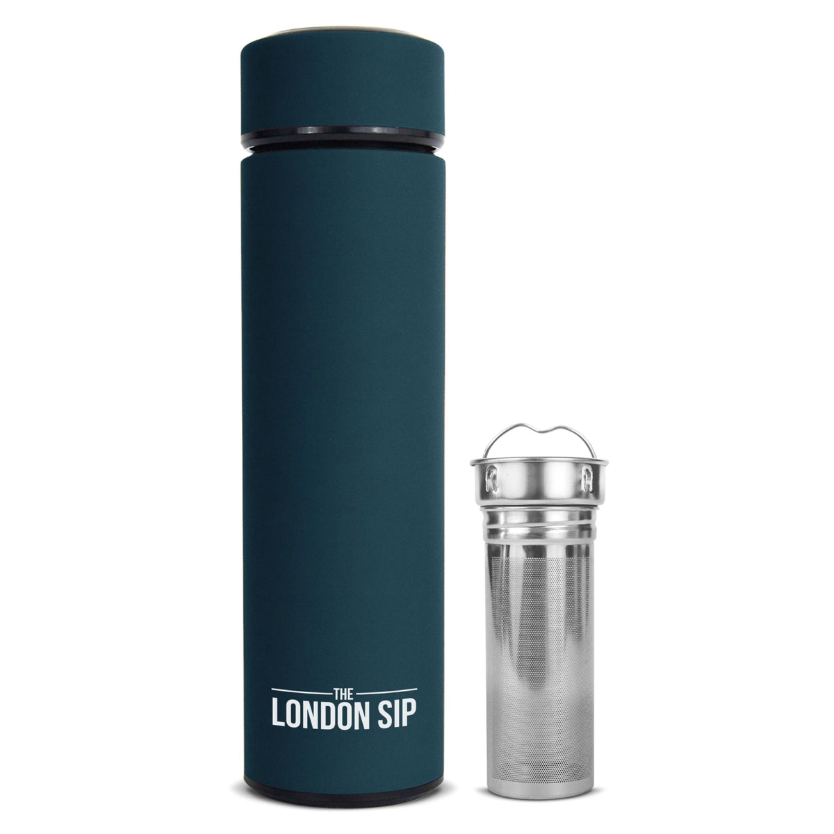 Here & Now Tea Infuser Bottle | Water Bottle With Tea Infuser Set | Stainless Steel Tea Infuser Travel Mug | Tea Bottle With Inf