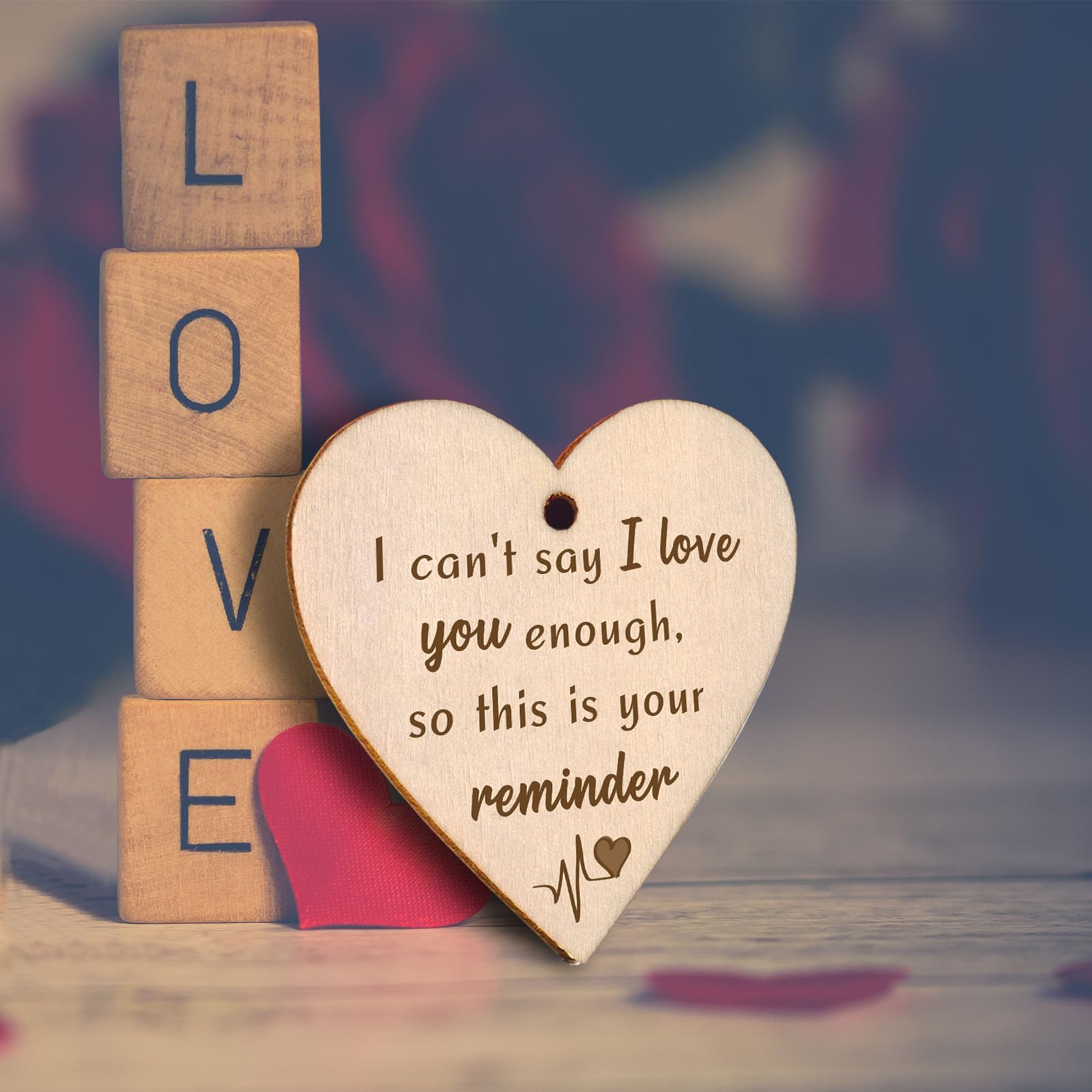 EYITUPC I Can t Say I Love You Enough - So This is Your Reminder Rotating Picture Frame, Sentimental I Love You Reminder Gifts f