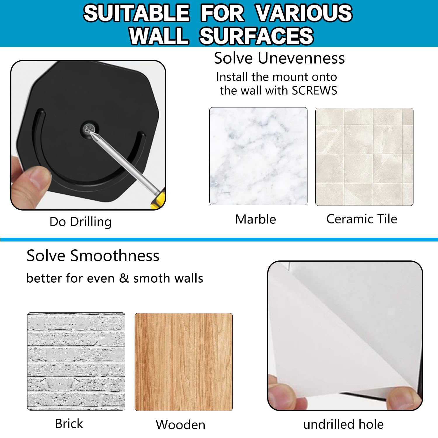 Closet Rod - 30-74 Inches, No Drilling Closet Rod Extender Hanging - Matte Black Adjustable Clothes Hanging Bar, For Closet, Bat