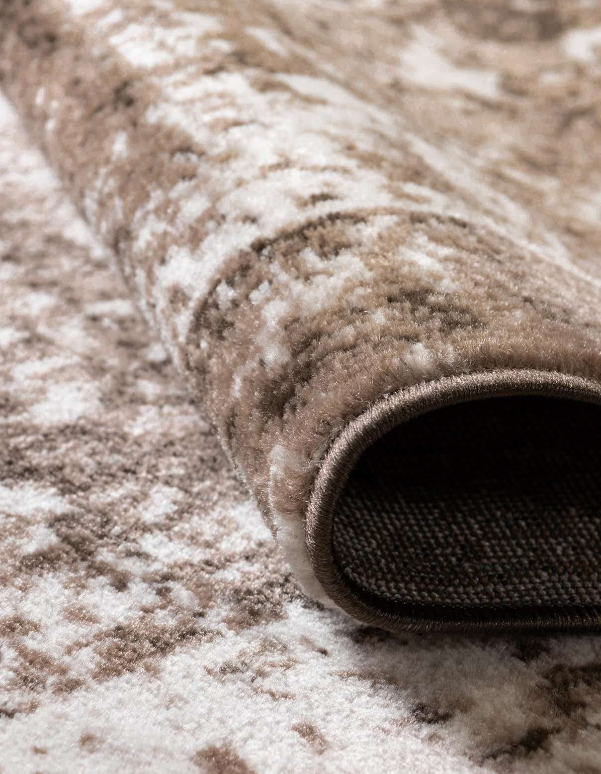 Unique Loom Sofia Collection Area Rug - Salle Garnier (2 x 3 11 Runner, Light Brown/ Brown)