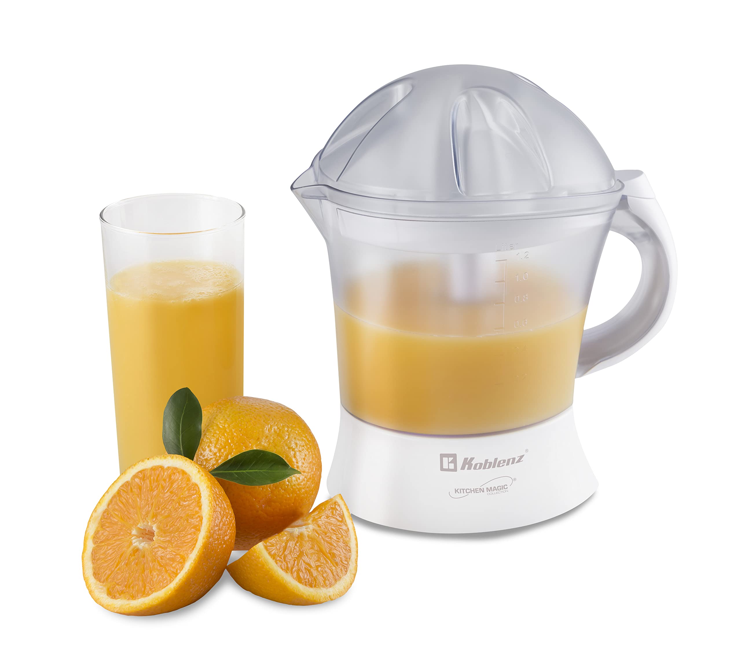 Koblenz Cekm-40 Pb 1.2 Liter Kitchen Magic Collection Citrus Juicer, One Size, White