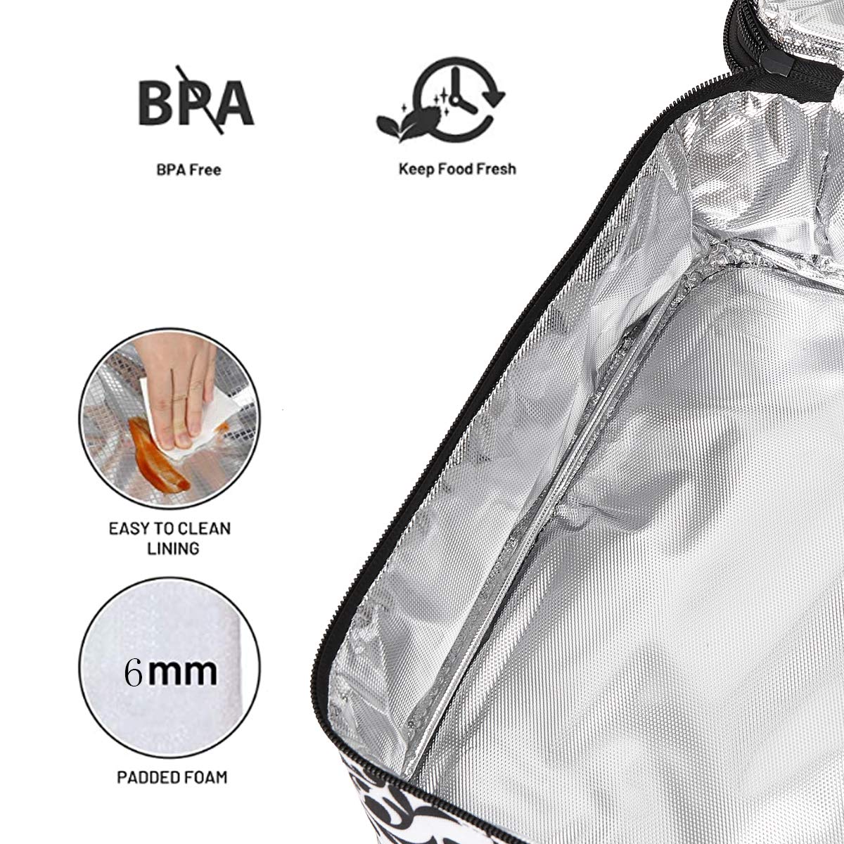 Fatolxx Insulated Casserole Dish Carrier Bag - Food Carriers For Hot Or Cold Travel Potluck Parties,Picnic,Cookouts,Beach (Black