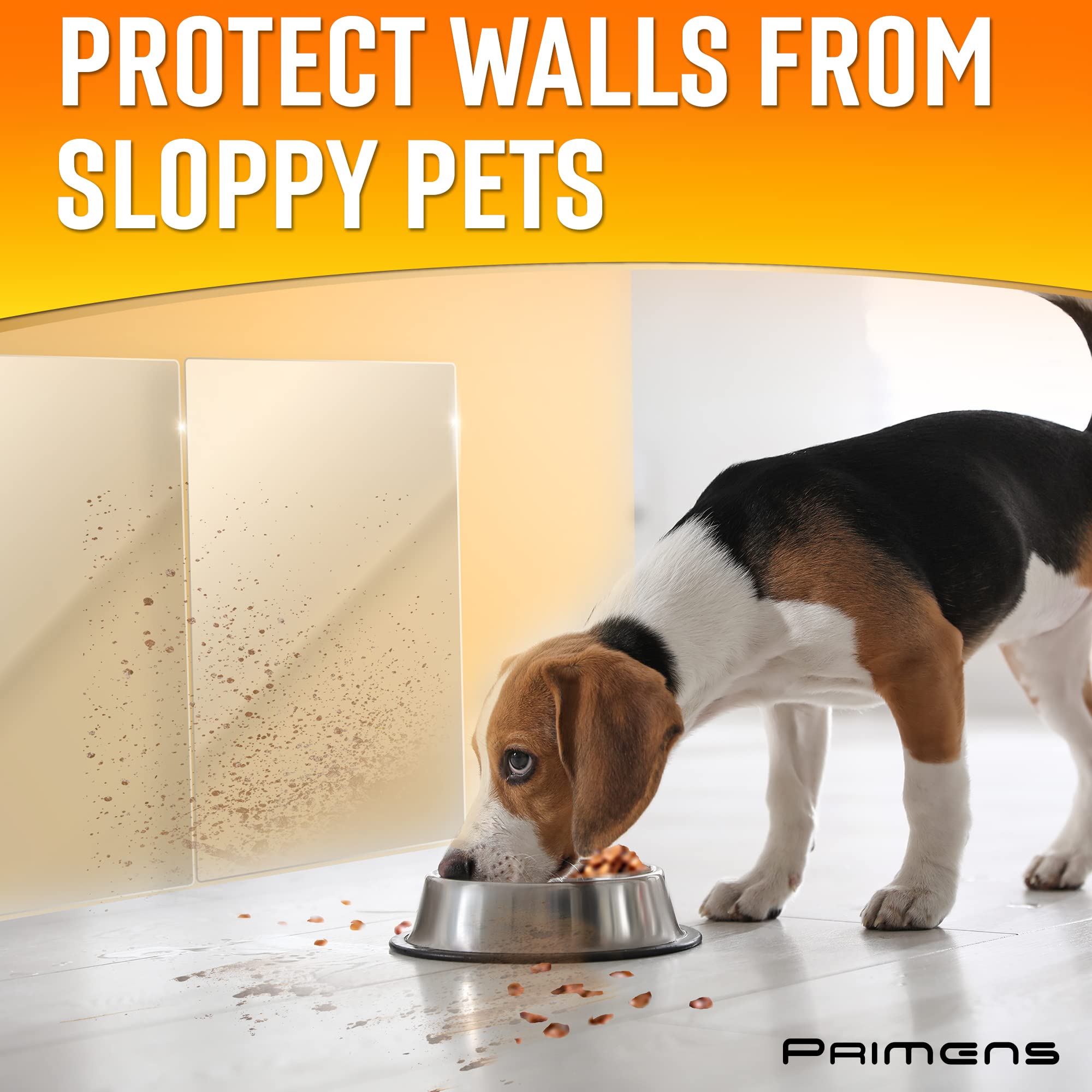 Clear Wall Protector Film Stickers For Kitchens & Offices - Shields Paint From Oil Splashes, Trash, Furniture Scuffs