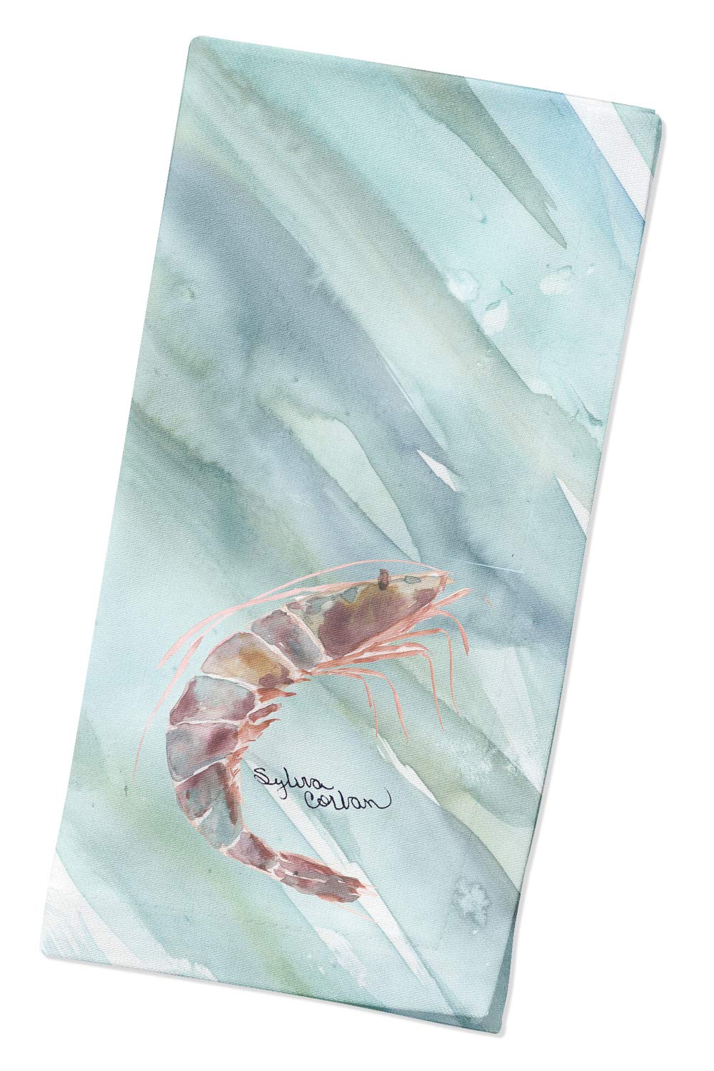 Shrimp #2 on Blue Napkin SC2053NAP