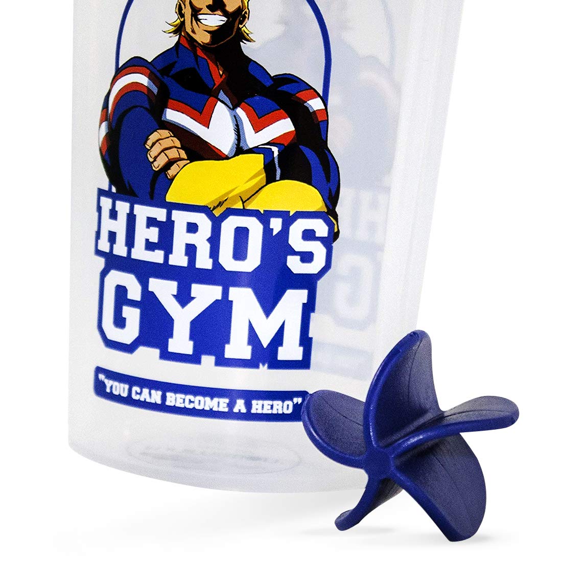 My Hero Academia Deku Shaker Bottle | 24 Oz Plastic Sport Bottle| Featuring The Aspiring Number One Hero Izuku Midoriya | Protei