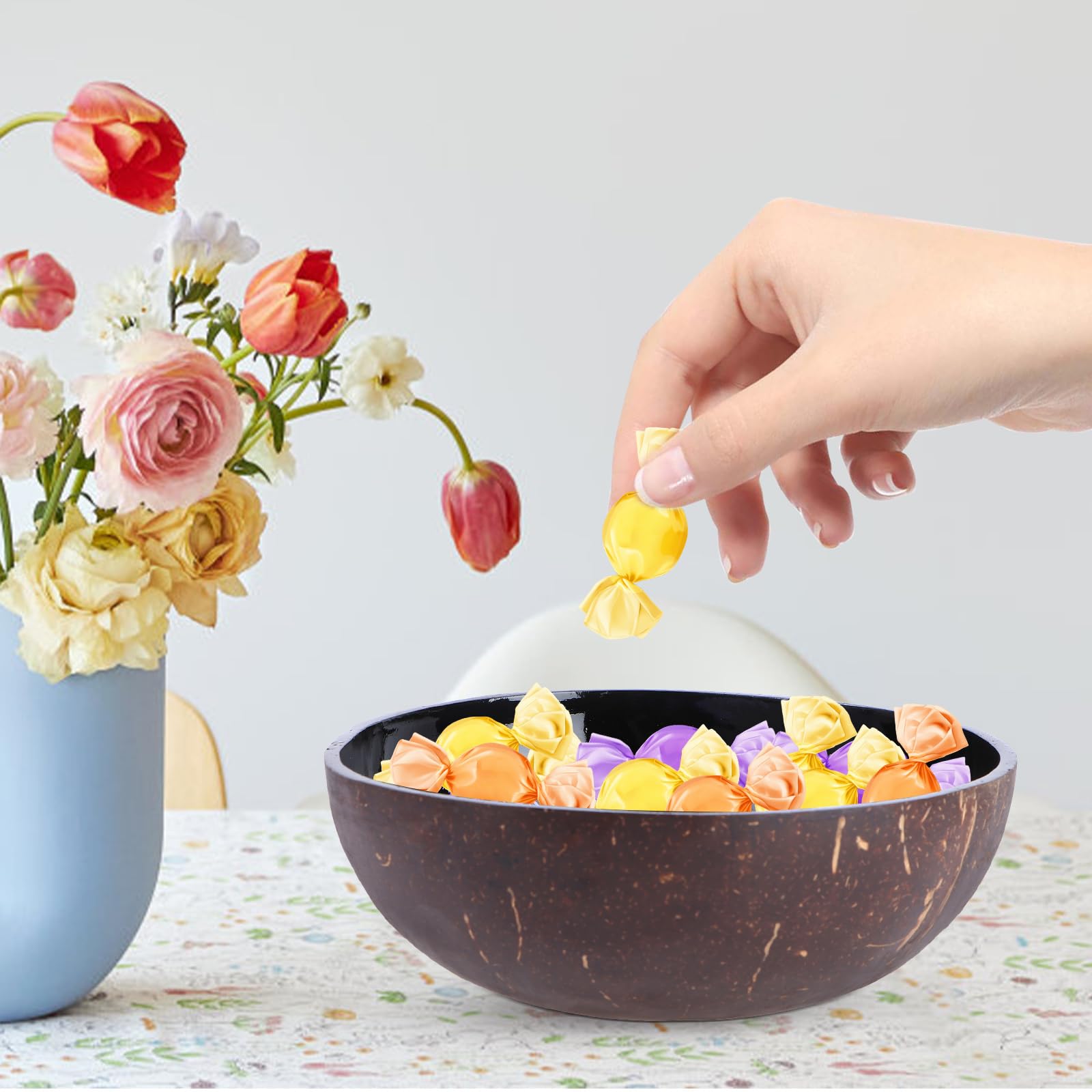 Decorative Potpourri Bowl - Key & Candy Dish, Storage Bowl - Red