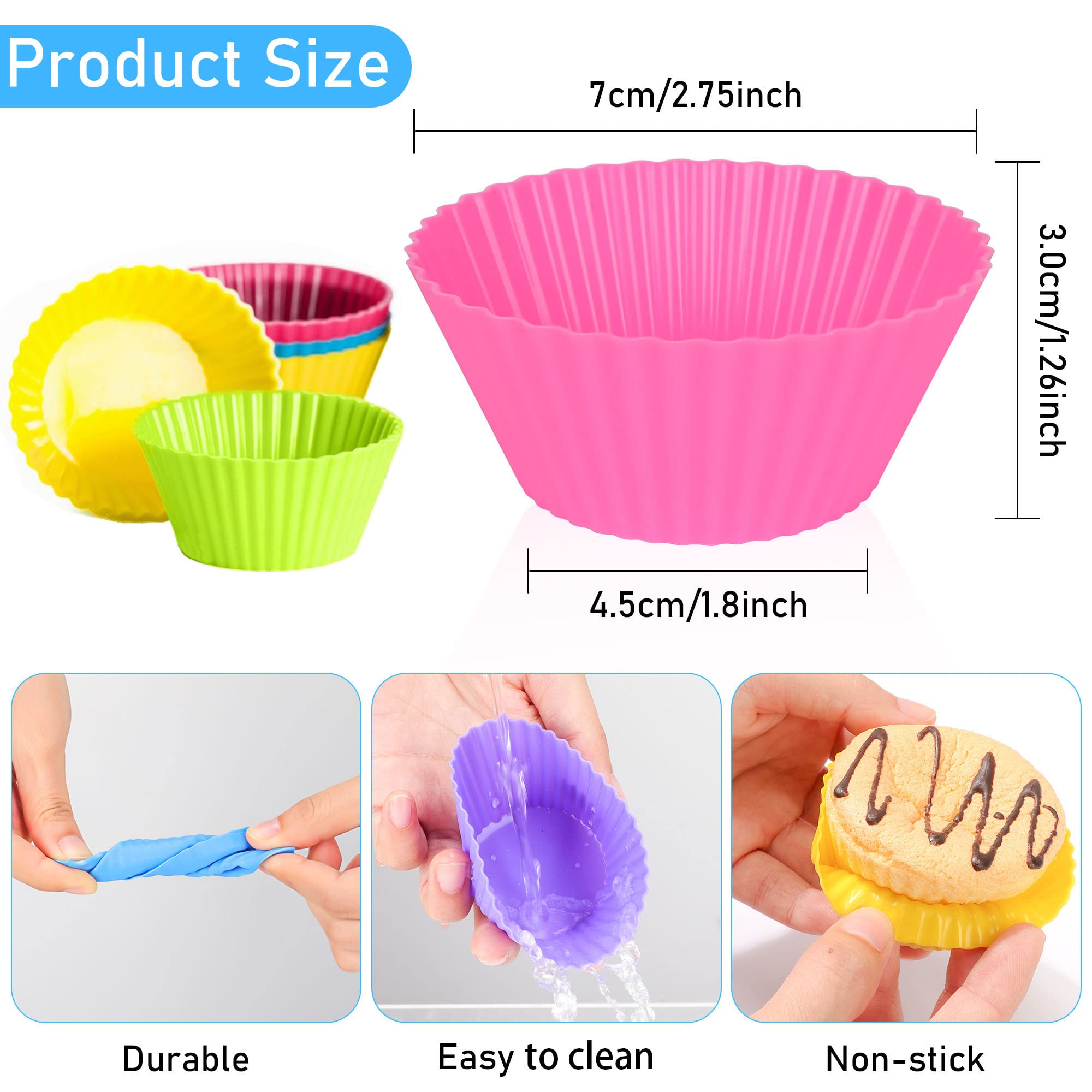 Fungyand Sandwich Cutter Set, 52 In 1 Bento Box Accessories Kit Includes Sandwich Cutters, Fruit Cutter, Food Picks, Silicone Cu