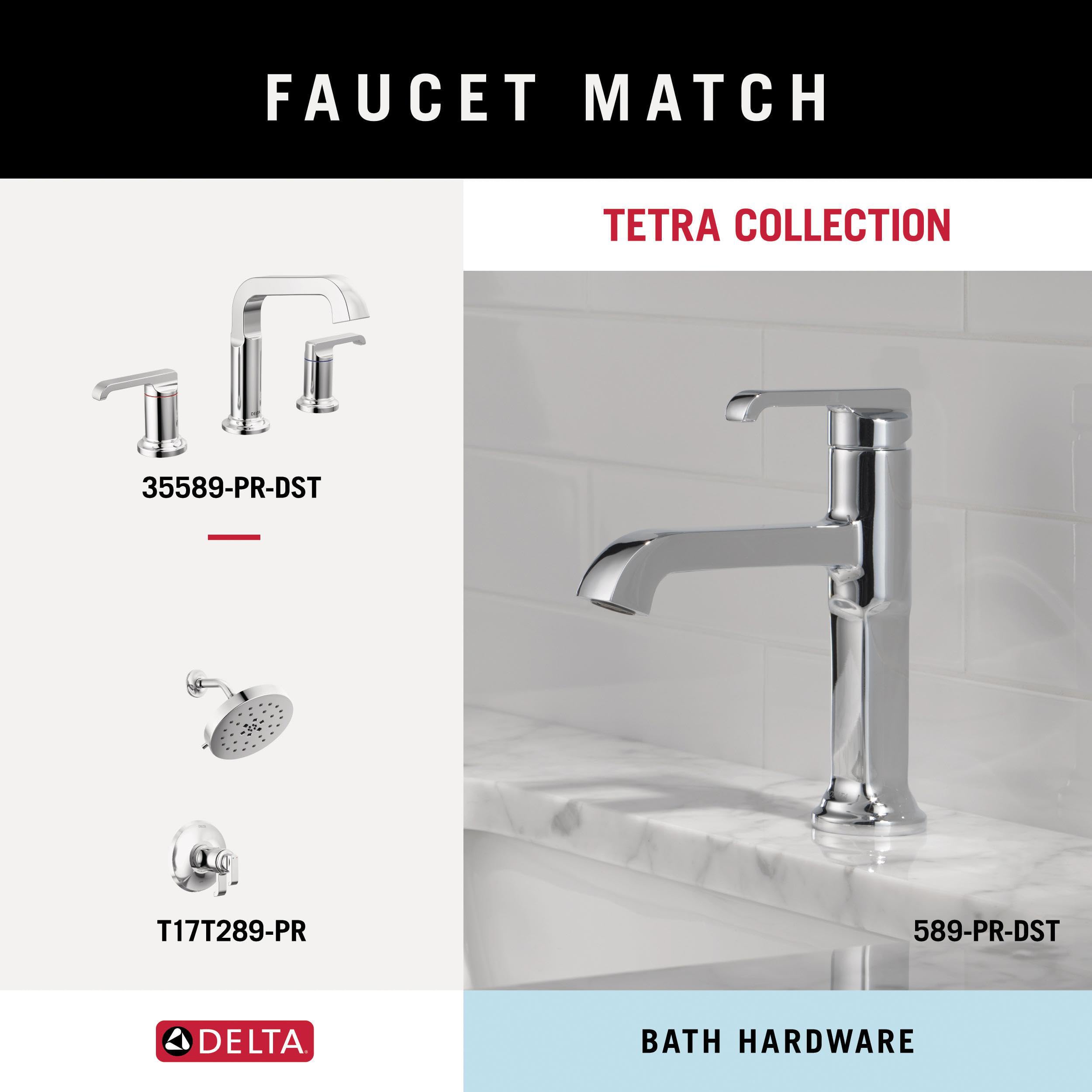 Delta Faucet 78955 Tetra Toilet Paper Holder, Polished Chrome