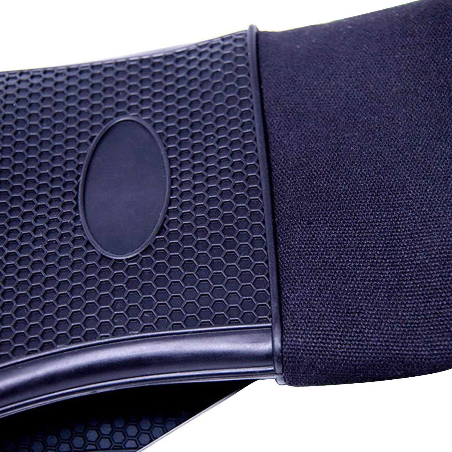 Extra Long Professional Oven Mitts, Non-Slip Silicone Grip Heat Resistant, 1 Pair,19.7'' Length,Up To 572? For Bbq Cooking Bakin