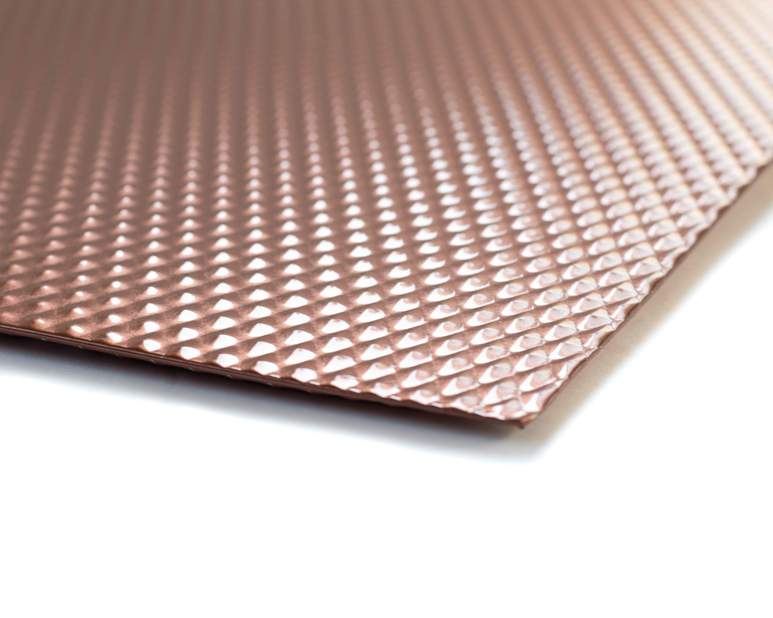 Metal, Heat Resistant, Non-Slip, Counter/Table Protector Mat, Extra Large - 17'' X 20'' - 2 Pack, Copper Color