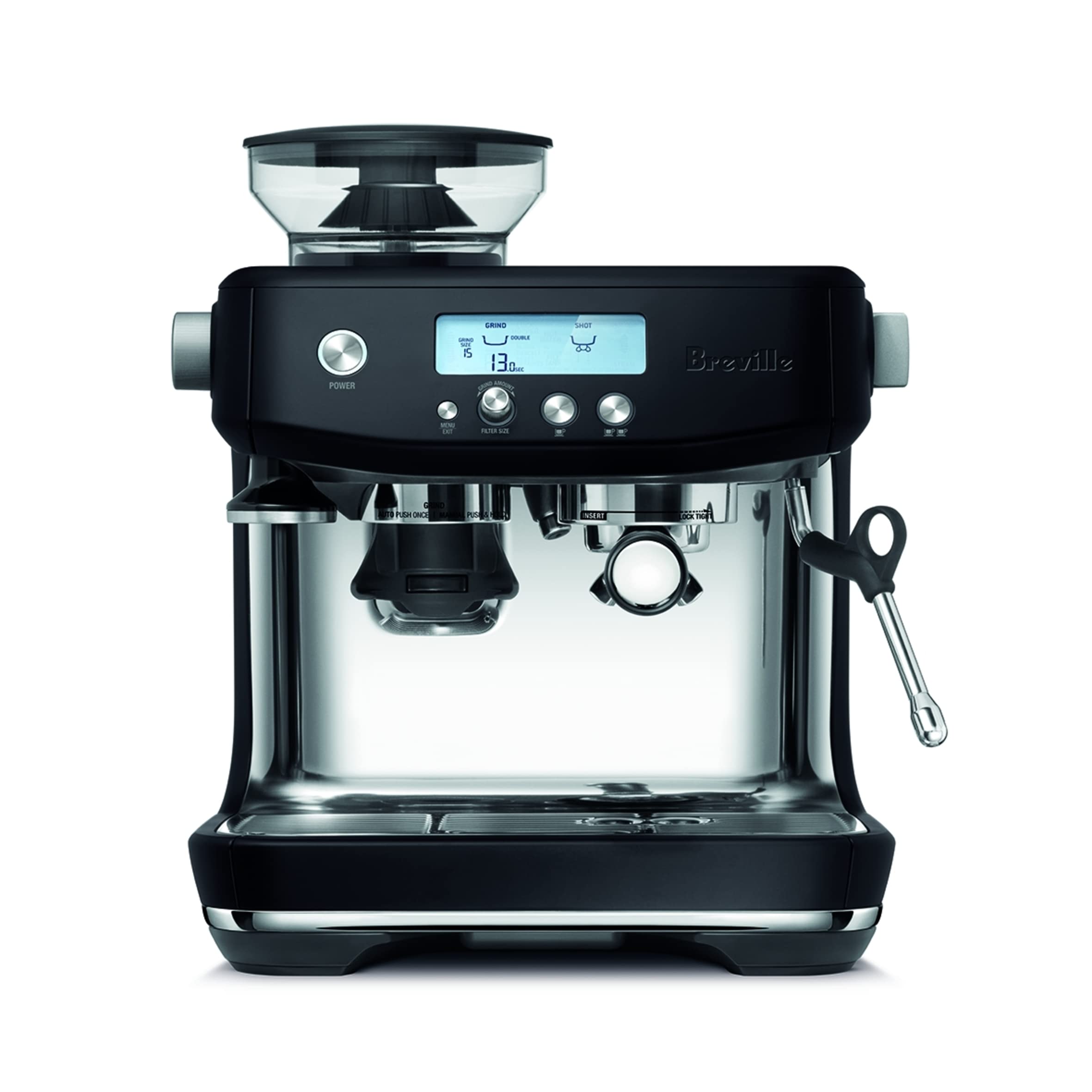 Breville the Barista Pro Espresso Machine with Grinder & Milk Frother, Espresso Maker with Seconds Heat Up, Cappuccino & Latte M