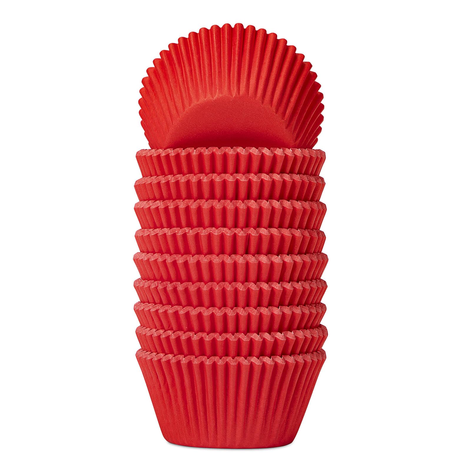 Xlloest Standard Red Baking Cups, Cupcake Liners Paper, Pack Of 200
